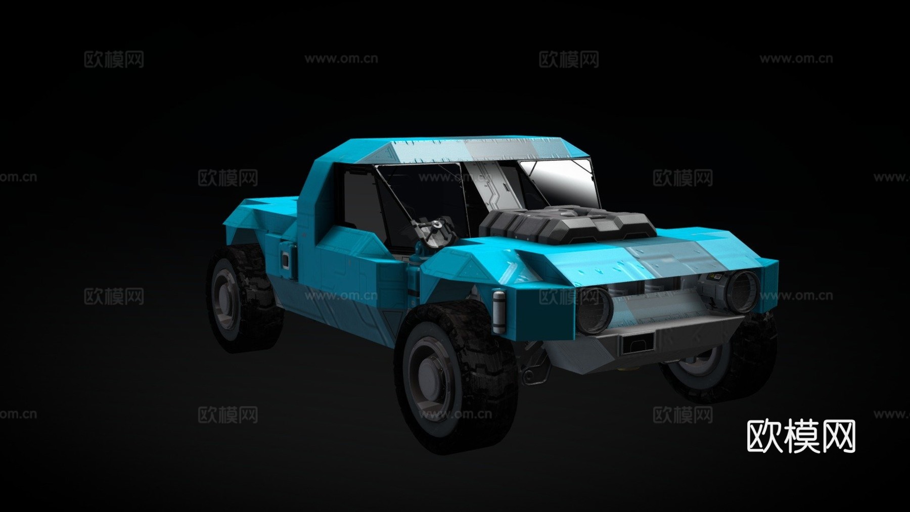 克罗珀汽车-斗士MKI3d模型下载（渲染图1）