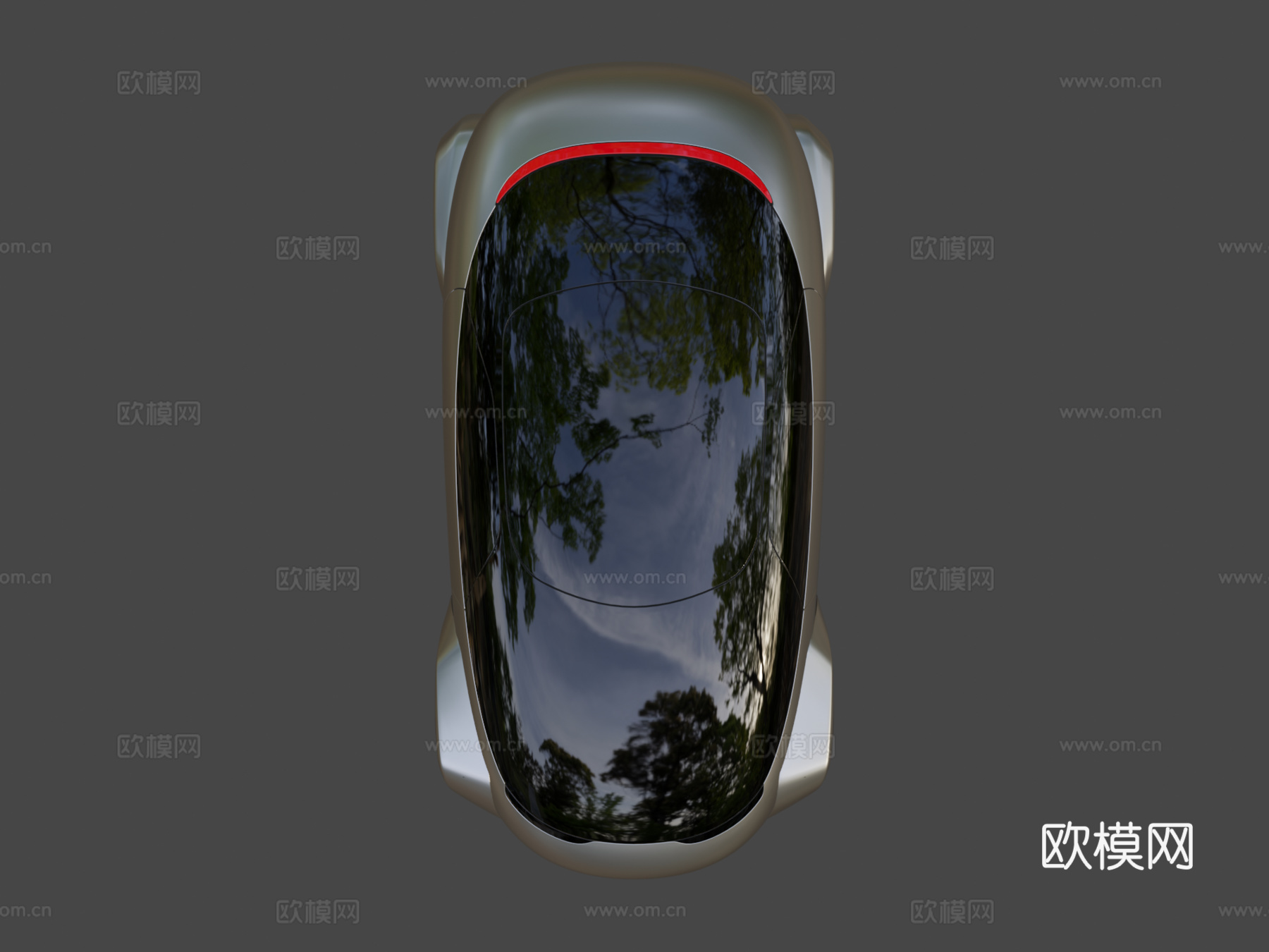 概念车001-公共领域（CC0）3d模型下载（渲染图7）