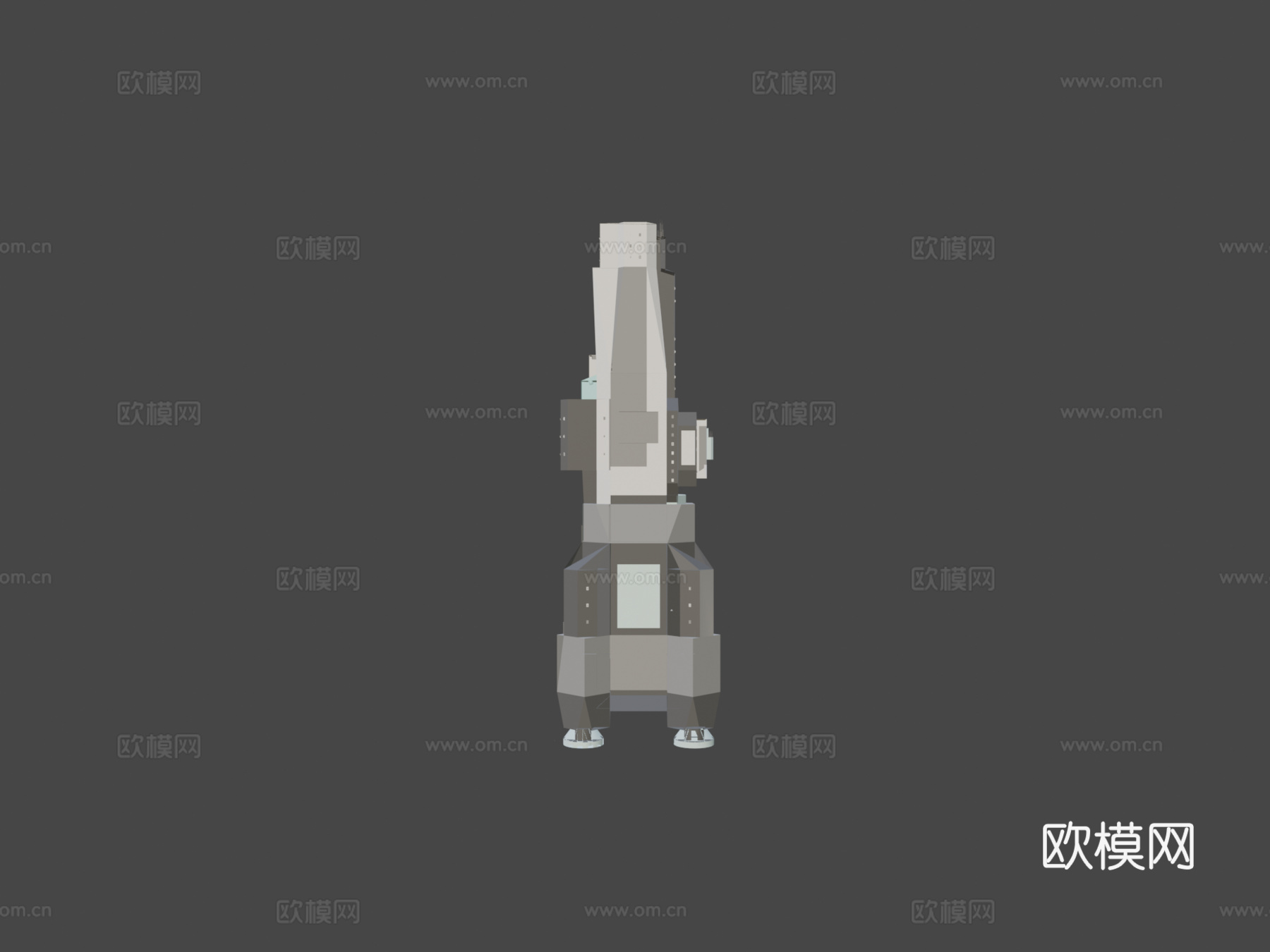 浩瀚无垠 - 自定义宇宙飞船比例3d模型下载（渲染图8）