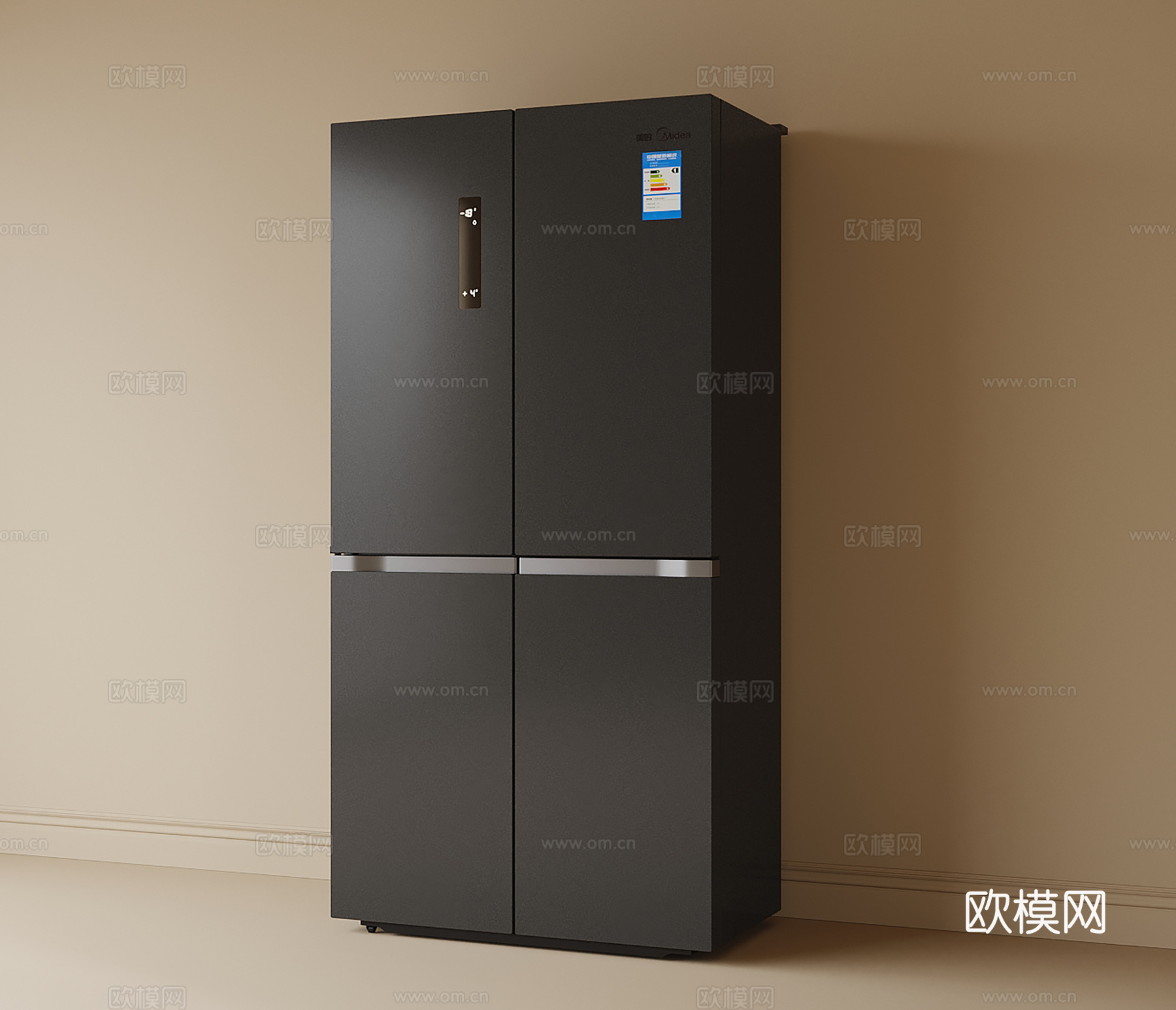 现代冰箱su模型