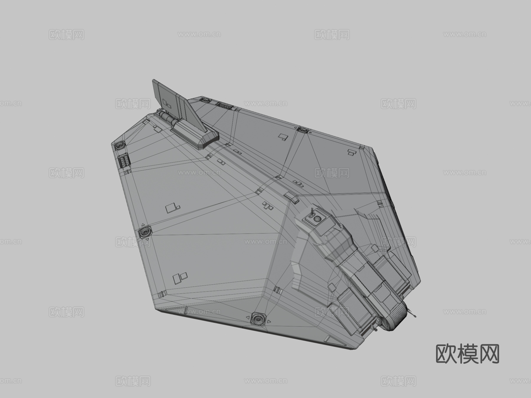 阿斯普猎手 =精英危险= 粉丝艺术3d模型下载（渲染图3）