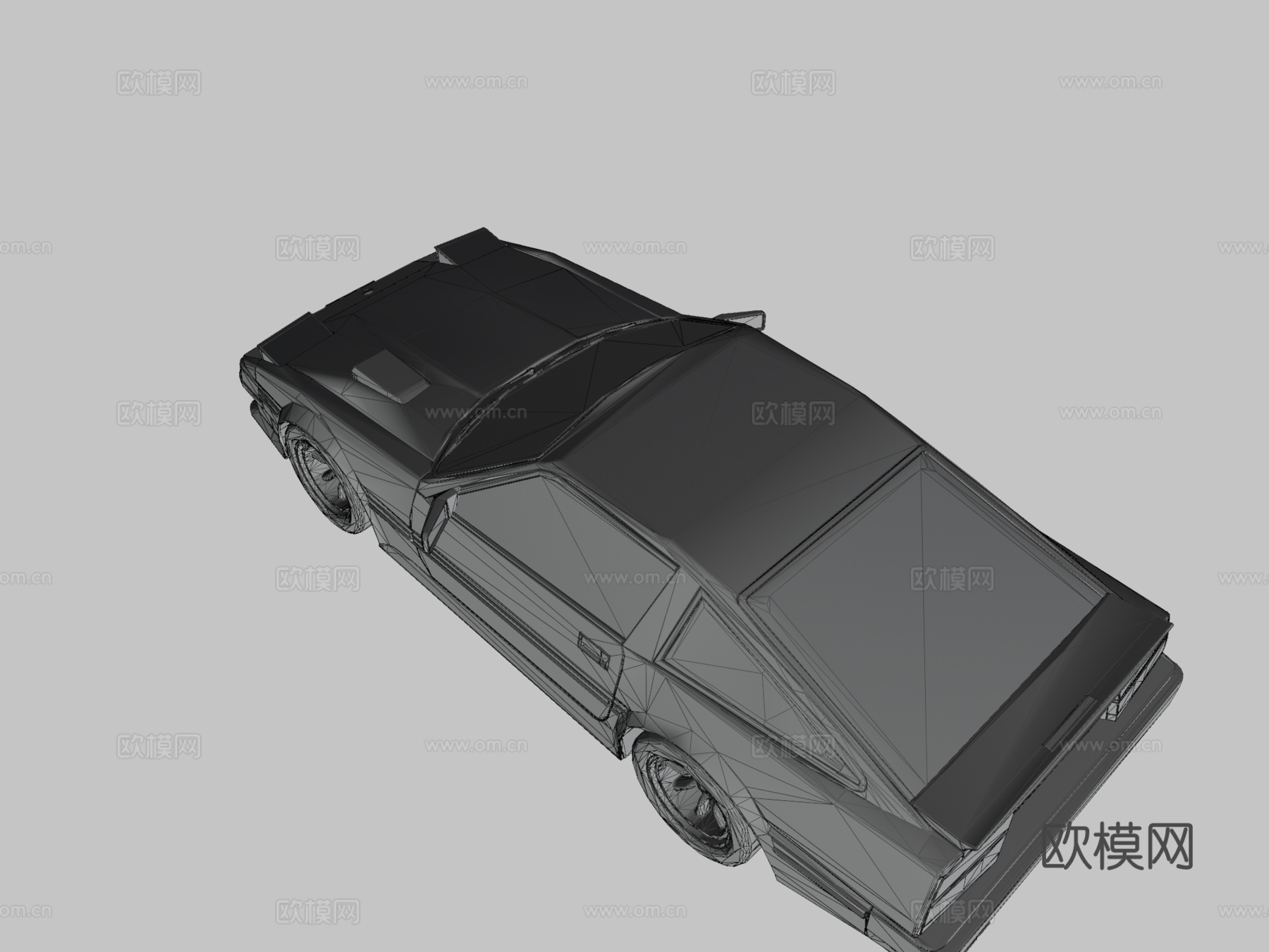 日产300ZX Z31前期型3d模型下载（渲染图3）