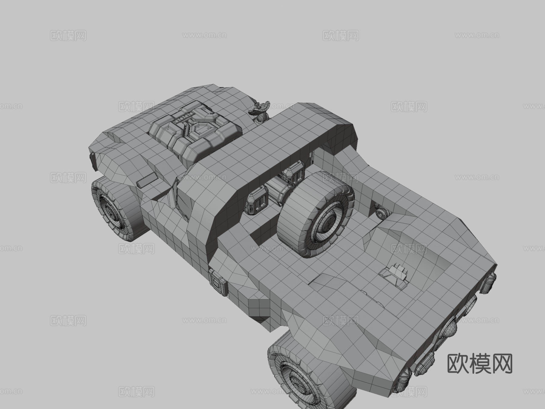 克罗珀汽车-斗士MKI3d模型下载（渲染图3）