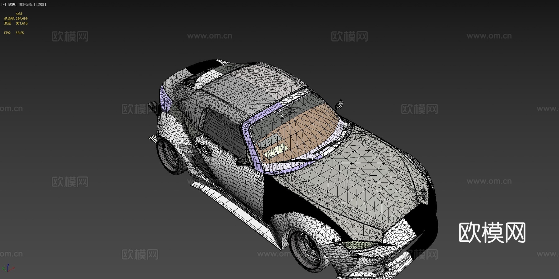 马自达Miata3d模型下载（渲染图4）