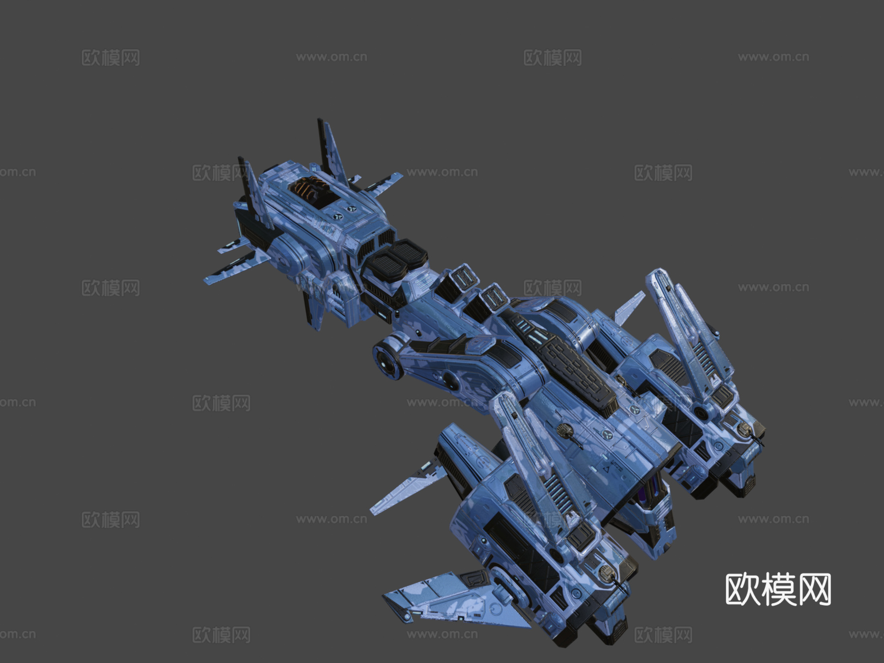 GF-39那伽3d模型下载（渲染图8）