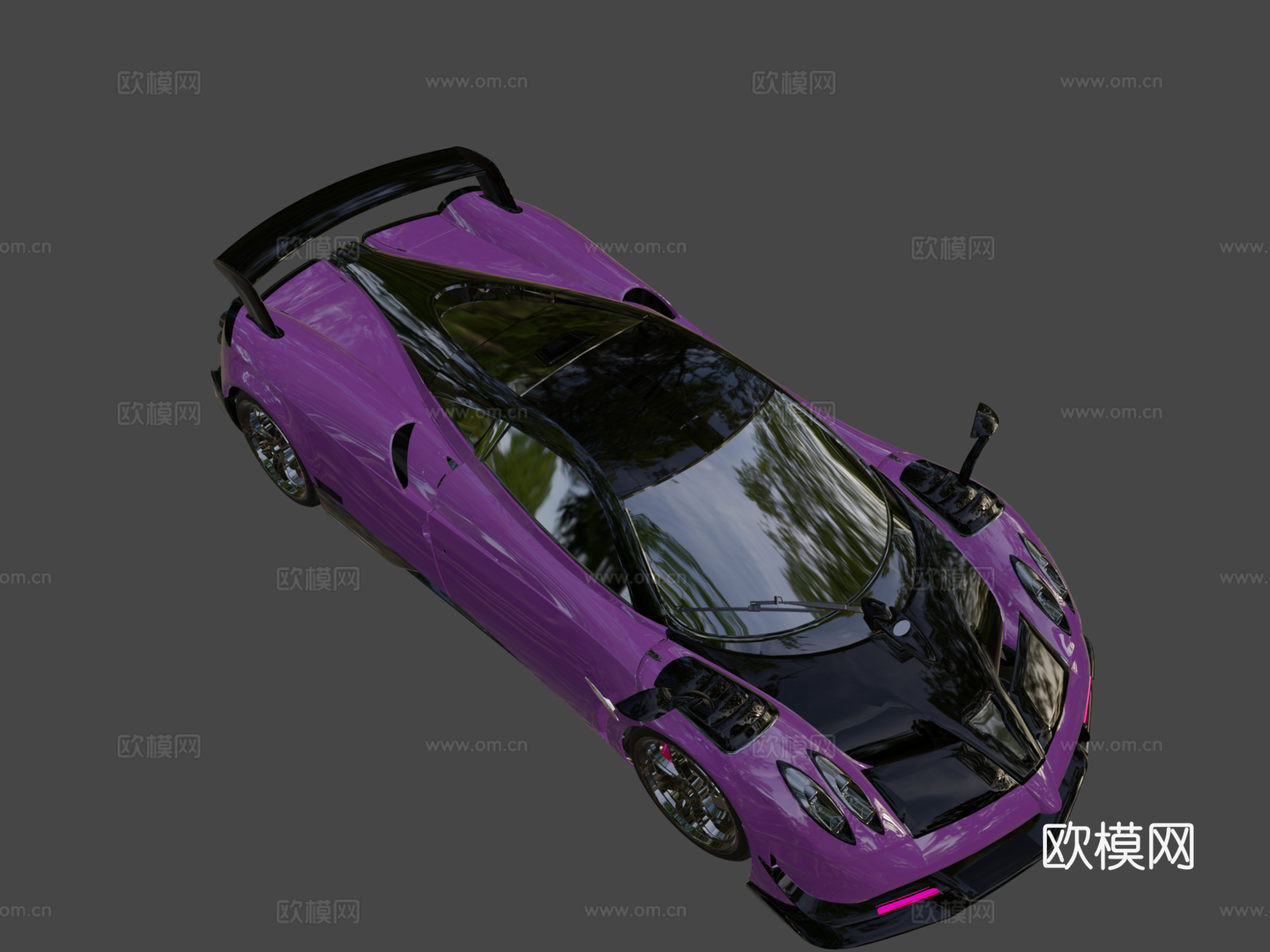 帕加尼 Huayra3d模型下载（渲染图8）