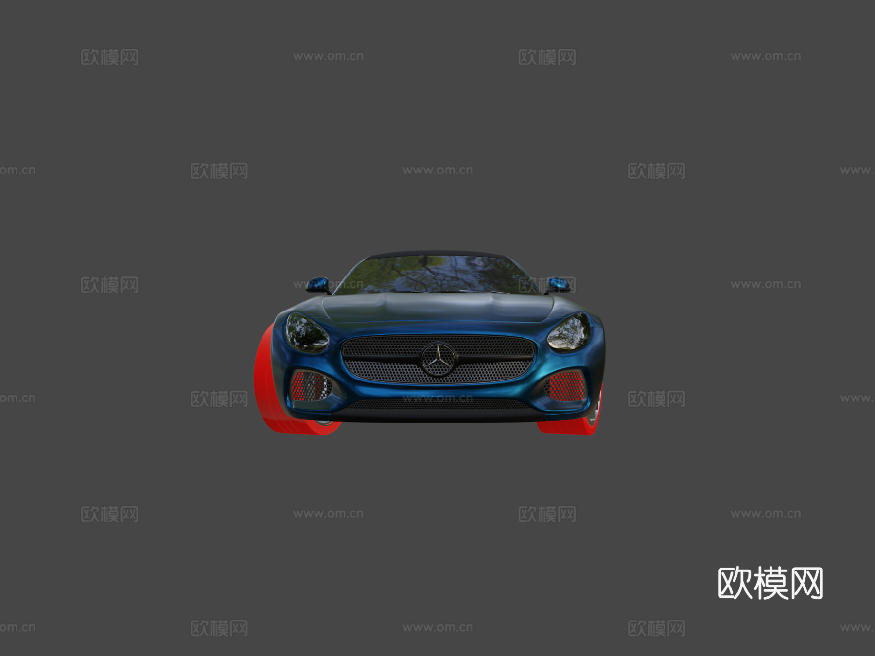 梅赛德斯-奔驰AMG-GT 20153d模型下载（渲染图5）
