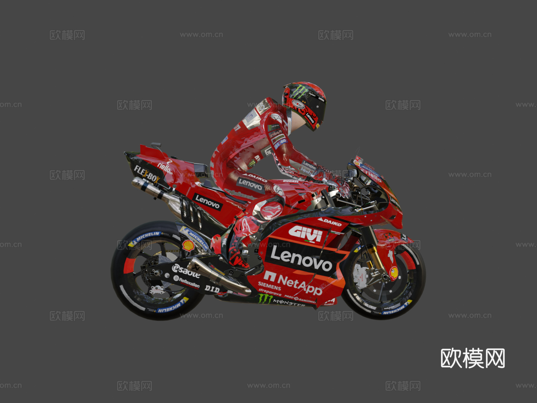 杜卡迪GP233d模型下载（渲染图7）