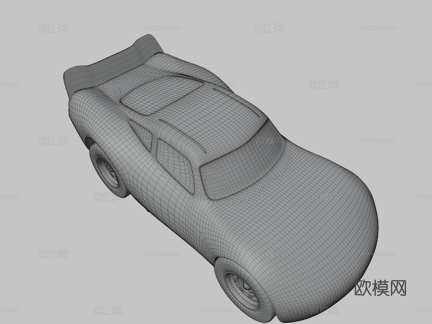 闪电麦昆3d模型下载（渲染图3）