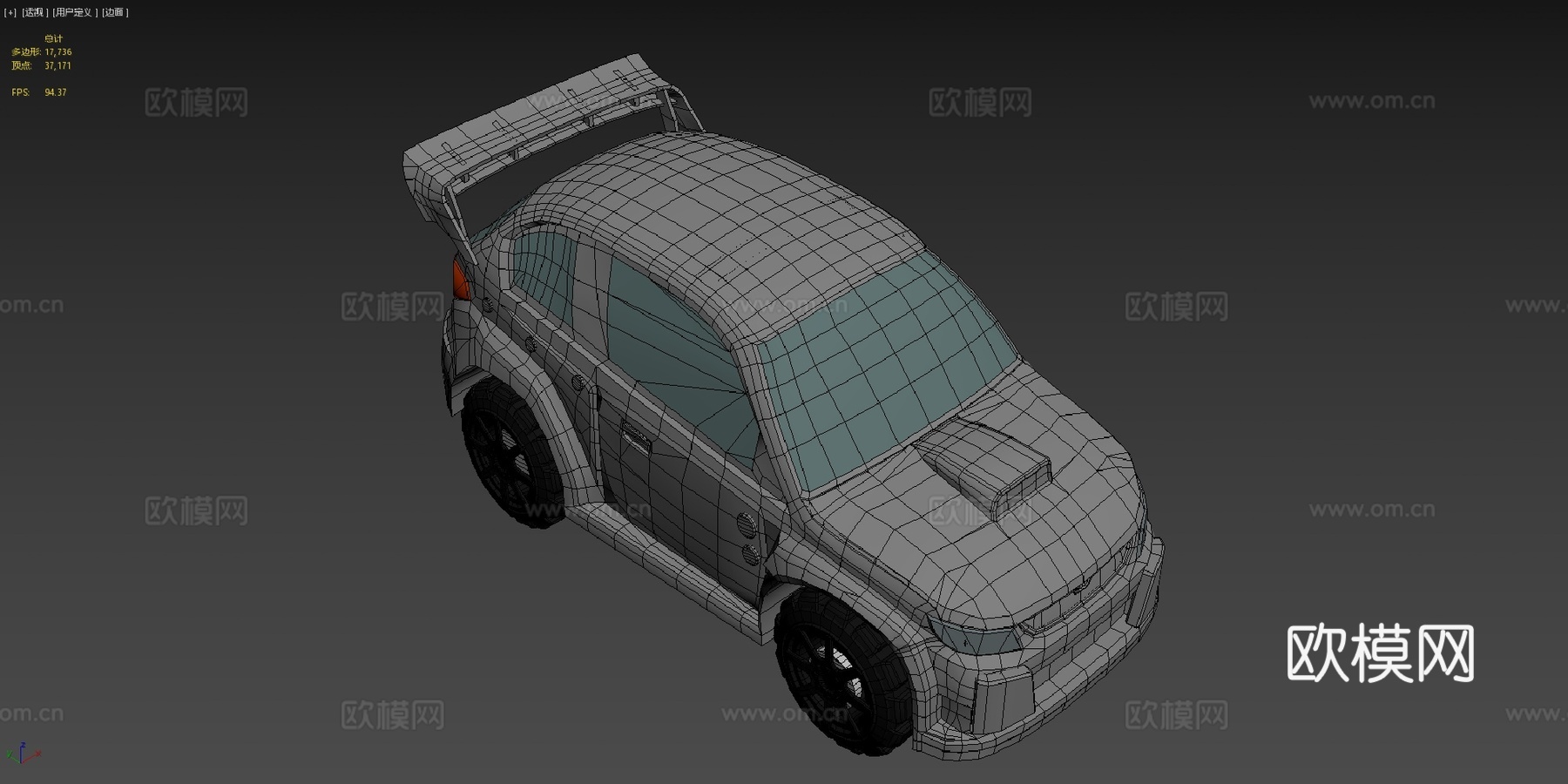 HCR2拉力赛车3d模型下载（渲染图4）