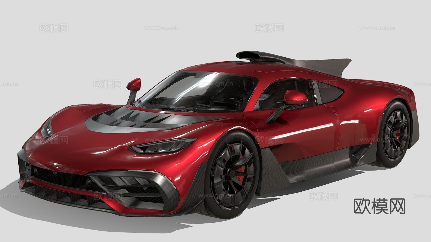 梅赛德斯-AMG项目一号3d模型下载（渲染图1）