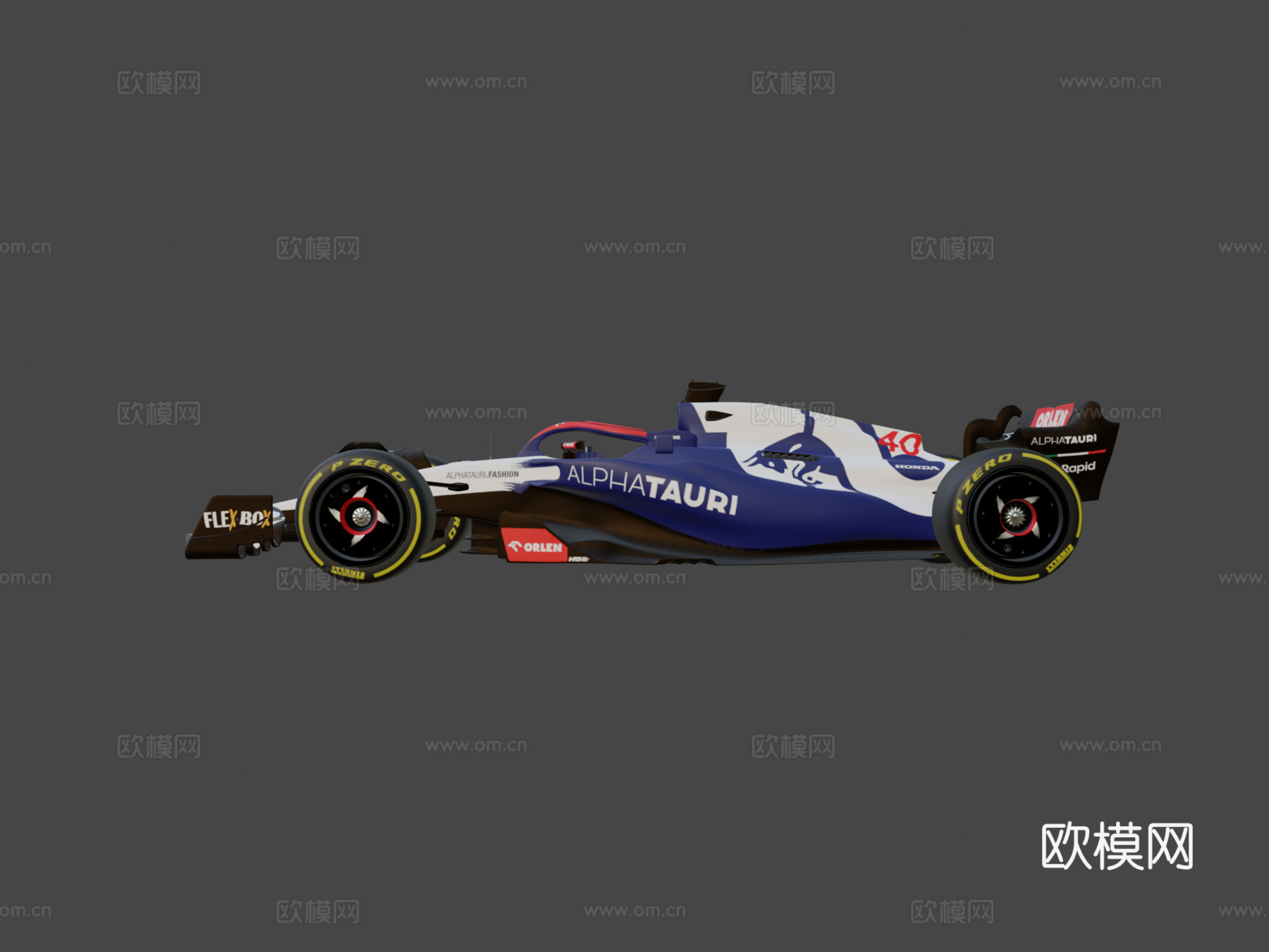 AlphaTauri AT04 20233d模型下载（渲染图6）