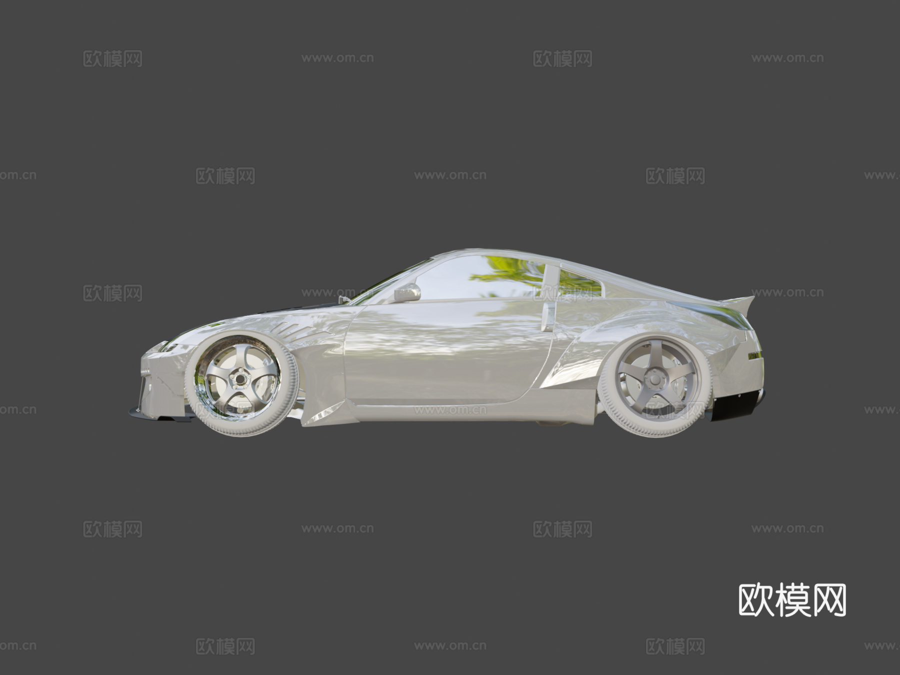 日产 350z Rocket Bunny3d模型下载（渲染图6）