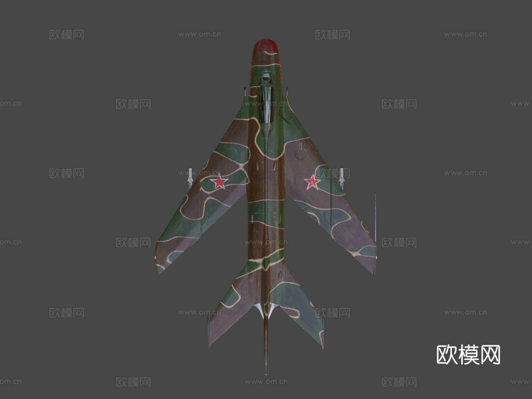 米高扬-古列维奇 MiG-193d模型下载（渲染图8）