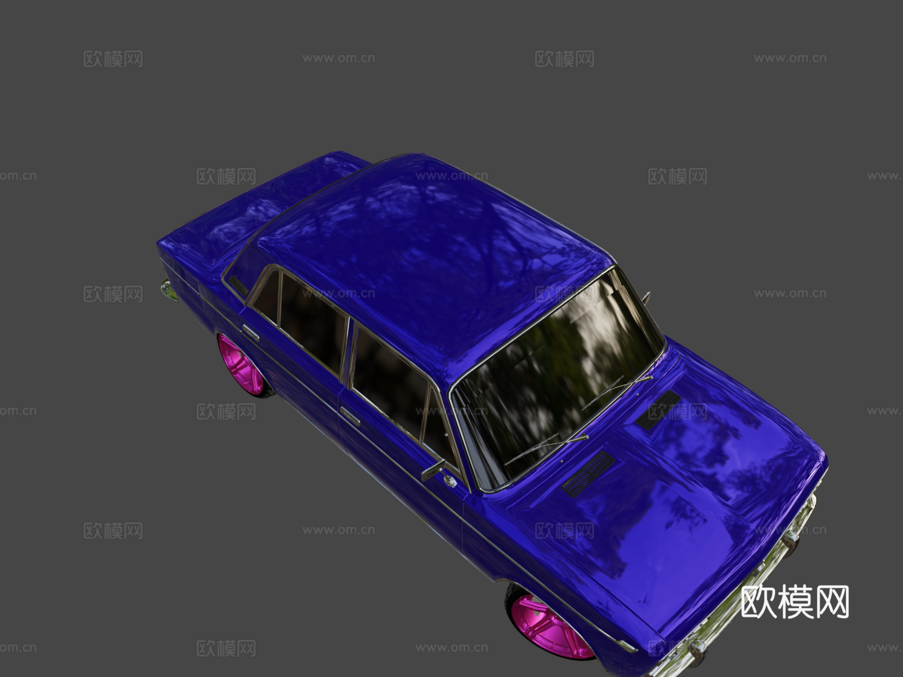 拉达 VAZ-2103 [日古利]3d模型下载（渲染图8）