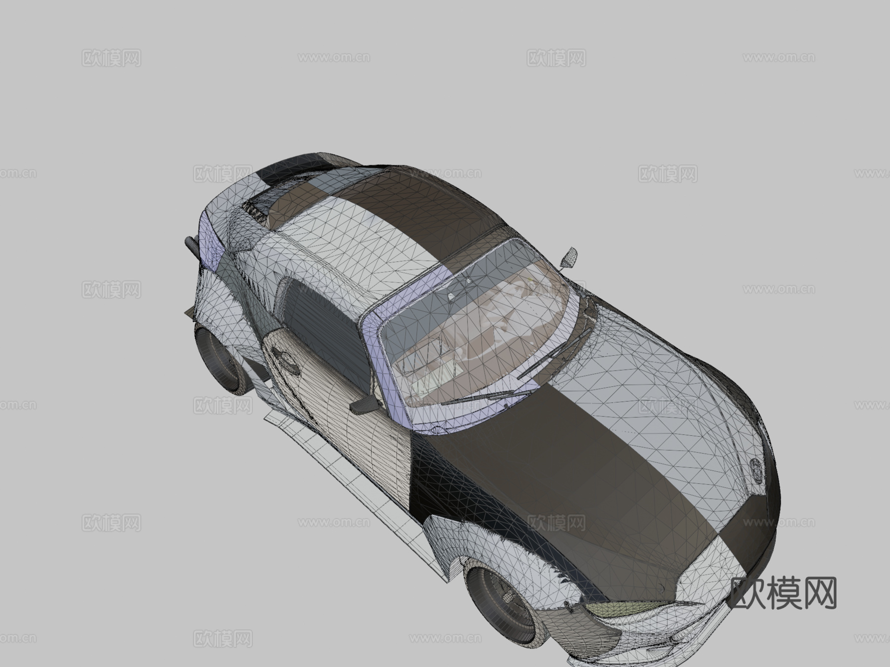 马自达Miata3d模型下载（渲染图2）