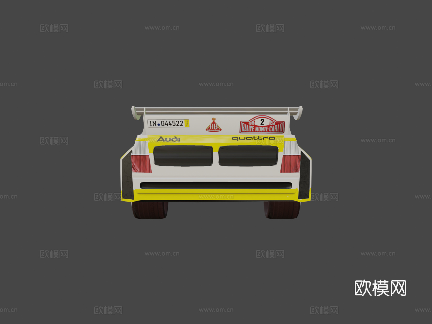 奥迪Quattro S1 E23d模型下载（渲染图5）