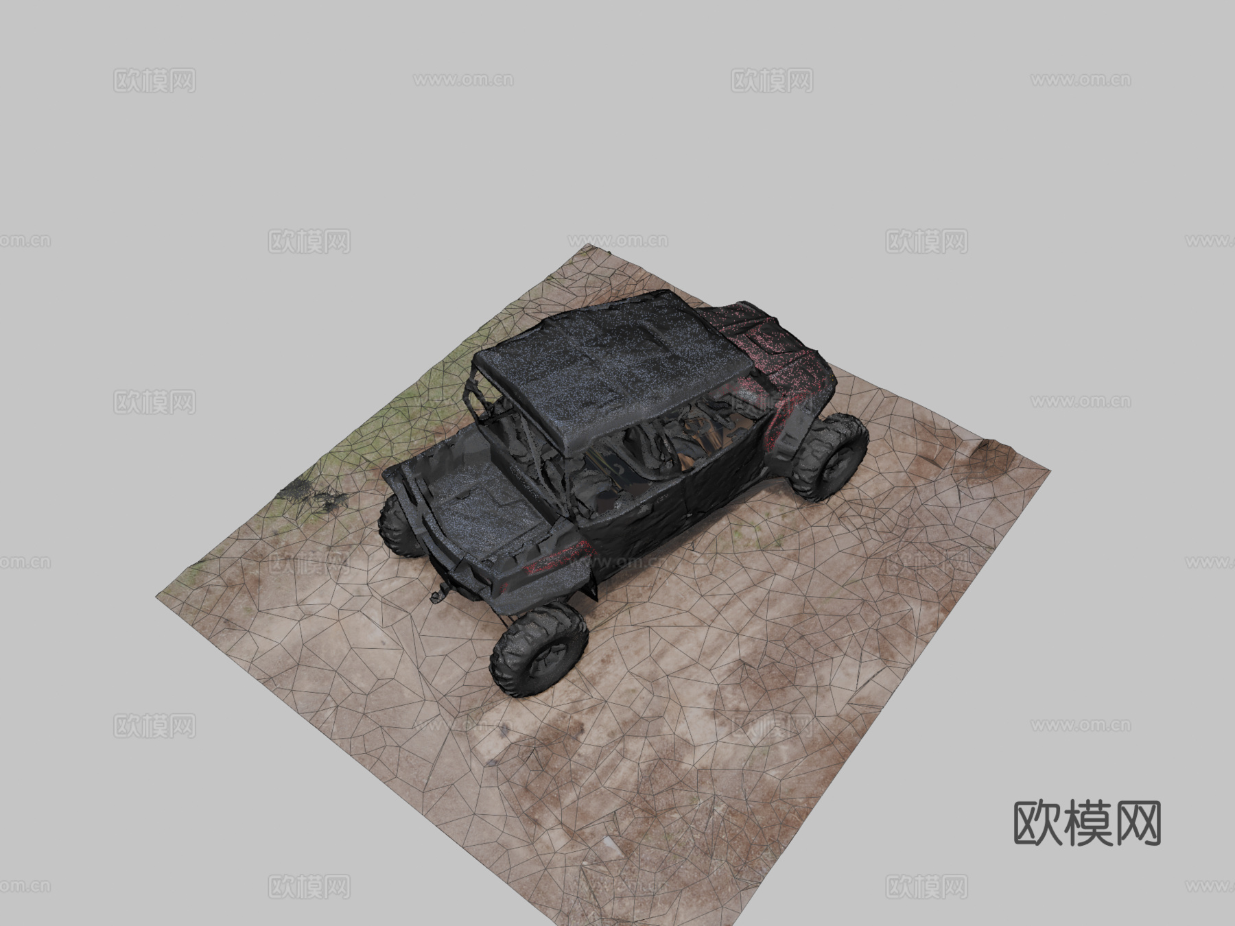 北极星RZR XP 9003d模型3d模型下载（渲染图2）