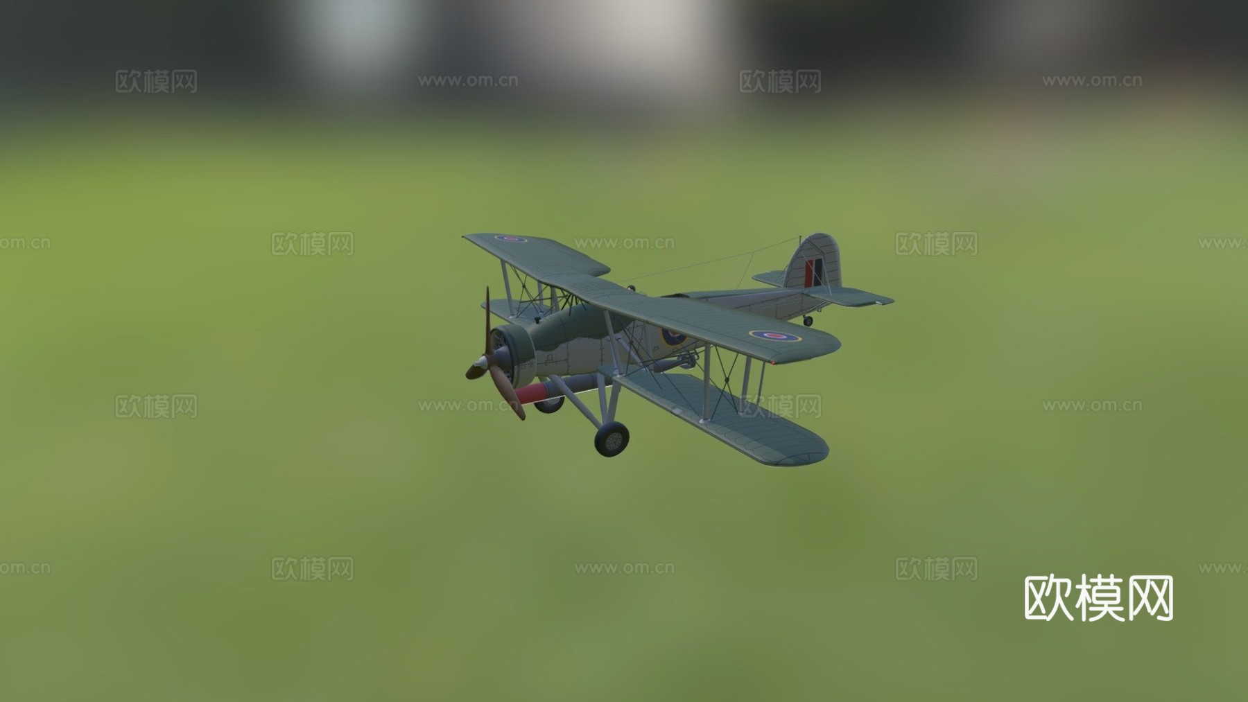 剑鱼3d模型下载（渲染图1）