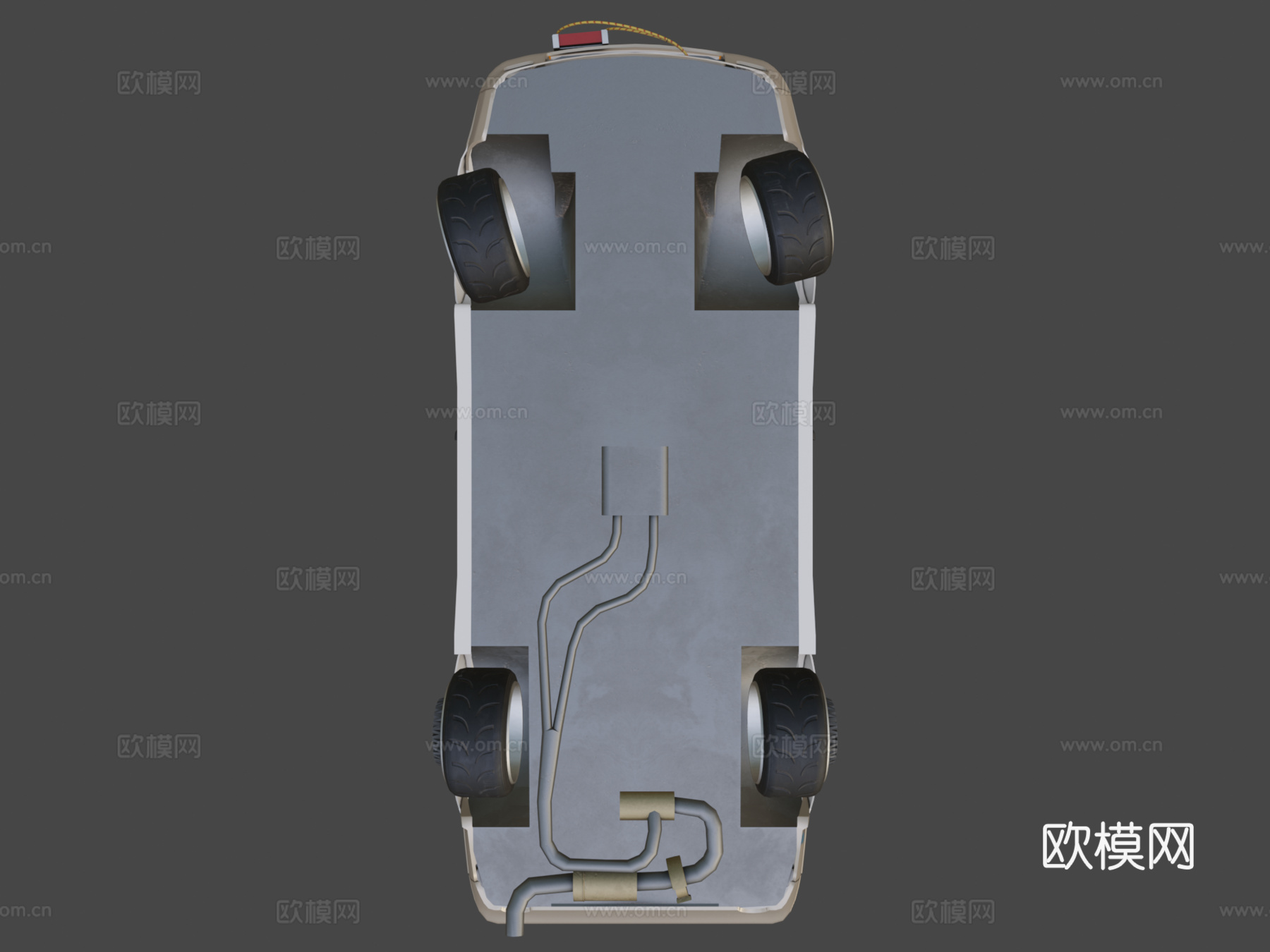 马自达 RX-7 FC 近未来改装3d模型下载（渲染图8）