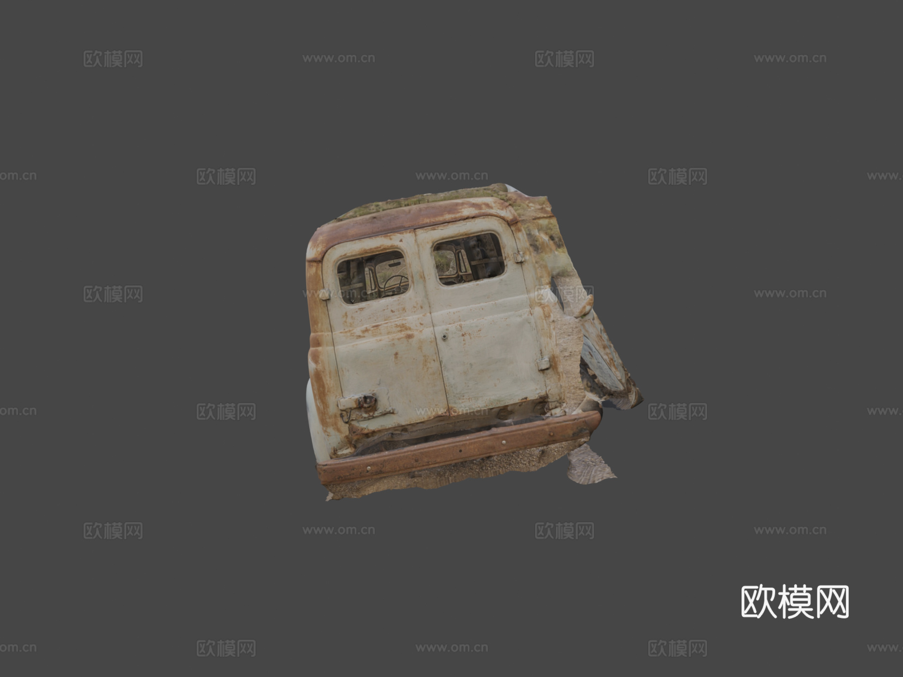 国际收割者货车（纳尔逊，内华达州）3d模型下载（渲染图5）