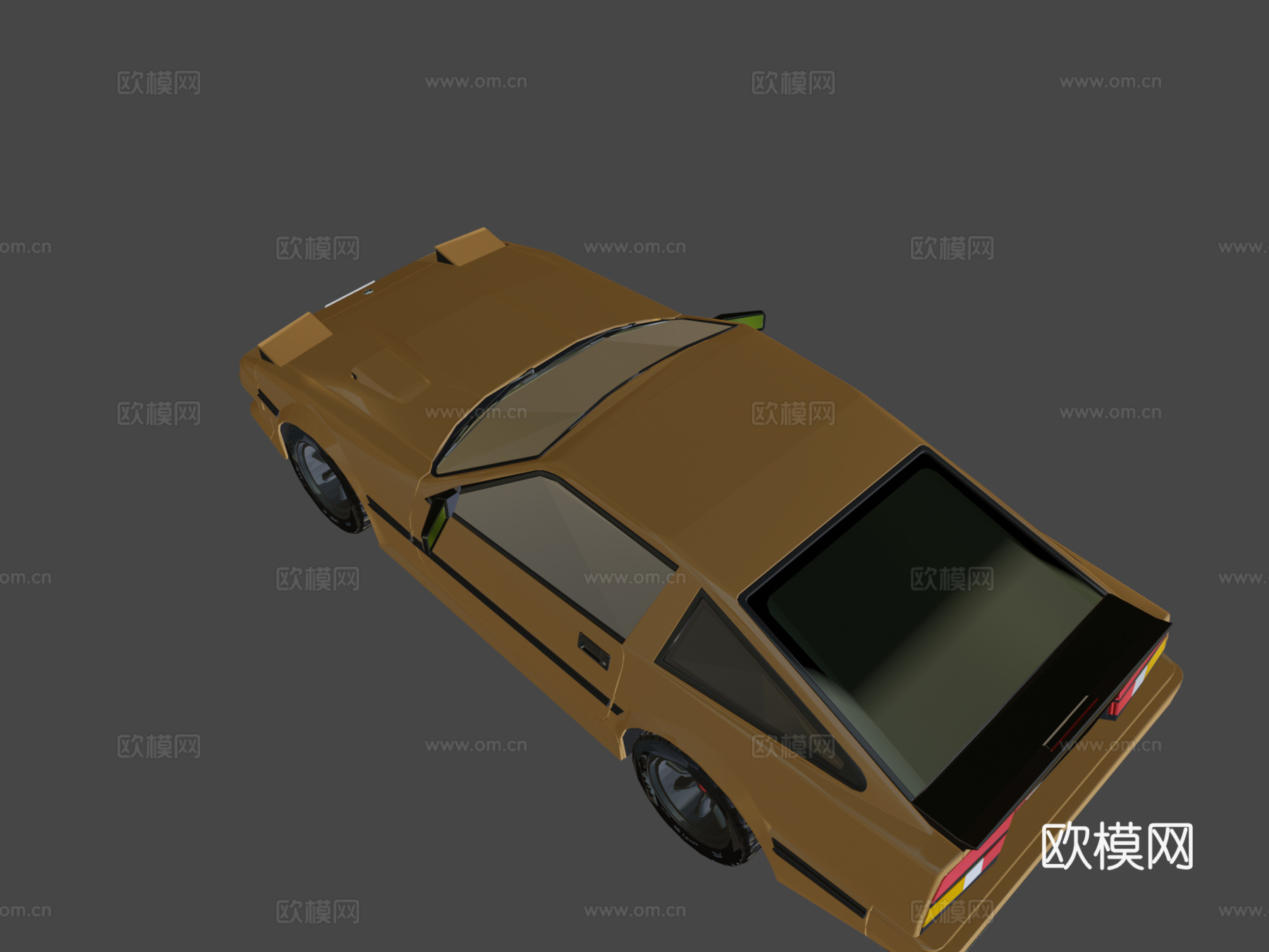 日产300ZX Z31前期型3d模型下载（渲染图8）