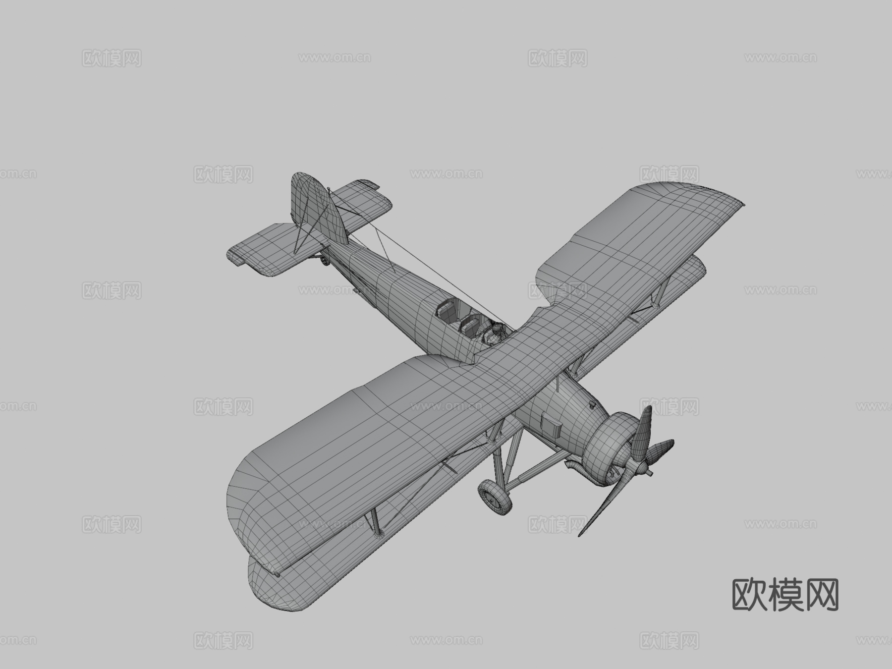 剑鱼3d模型下载（渲染图3）