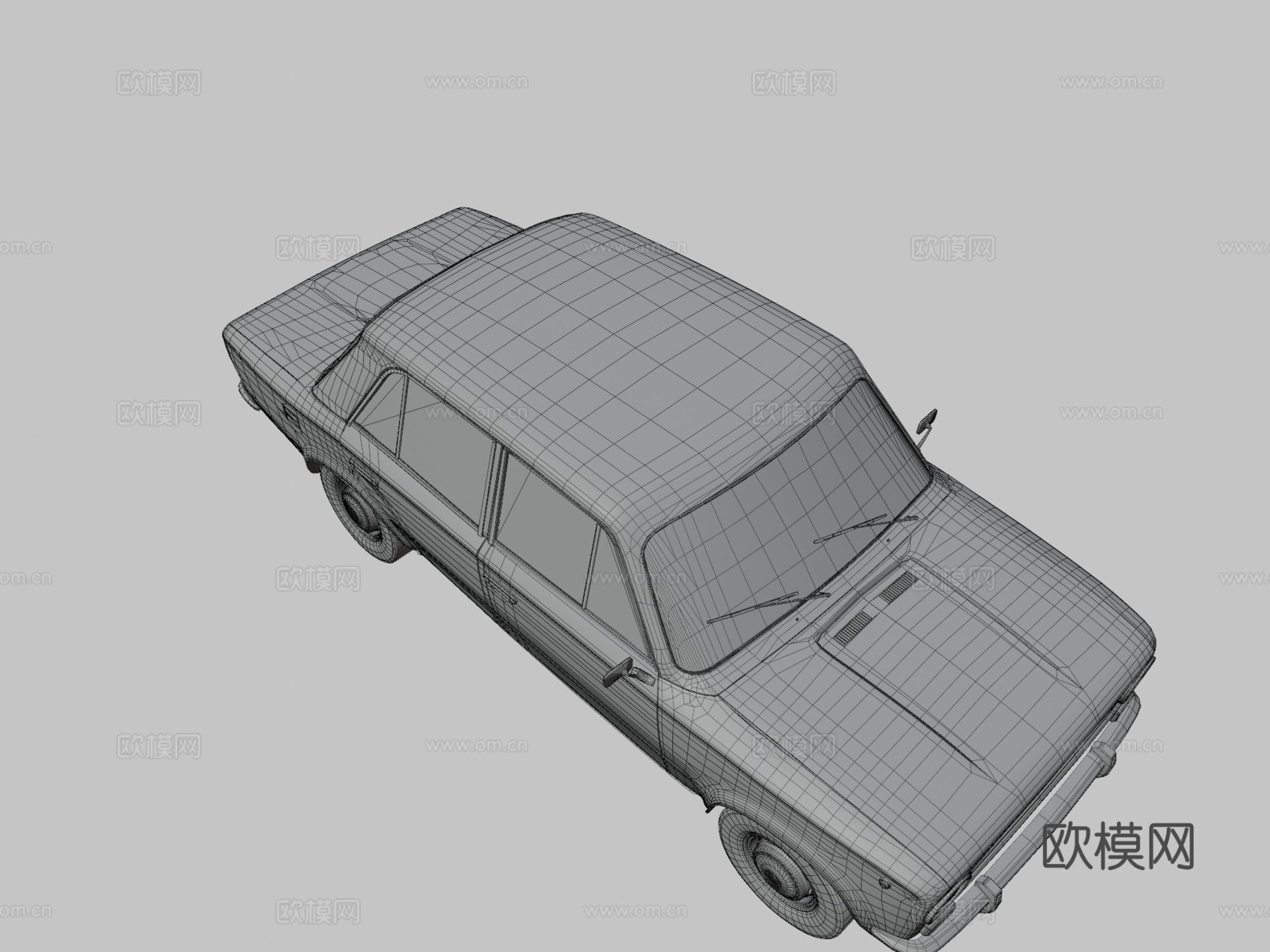 苏联VAZ-21013d模型下载（渲染图3）