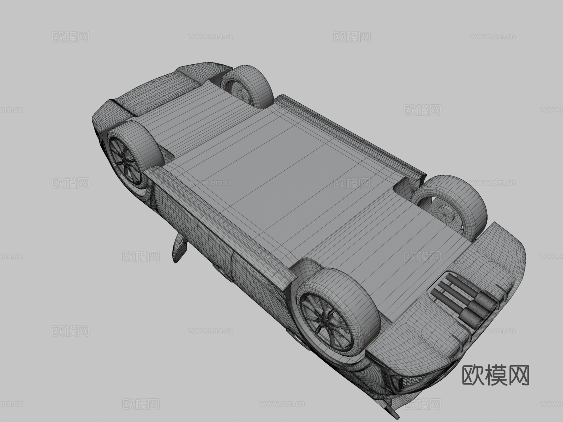本田思域Type R 20183d模型下载（渲染图3）