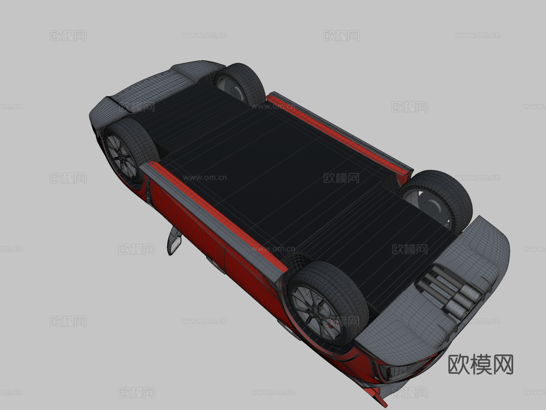 本田思域Type R 20183d模型下载（渲染图2）