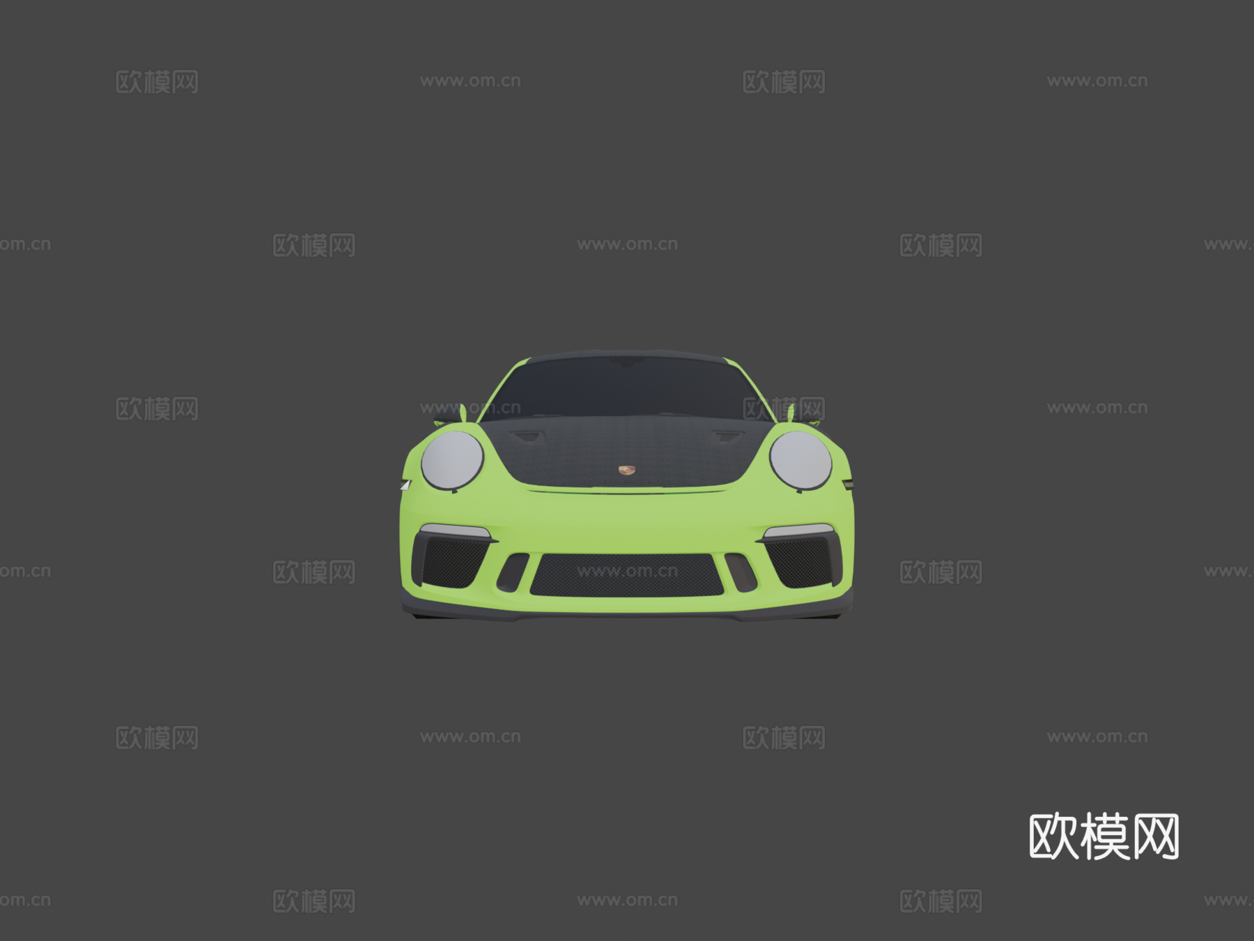 保时捷911（991-2）GT3 R.S.魏斯阿赫套件3d模型下载（渲染图5）