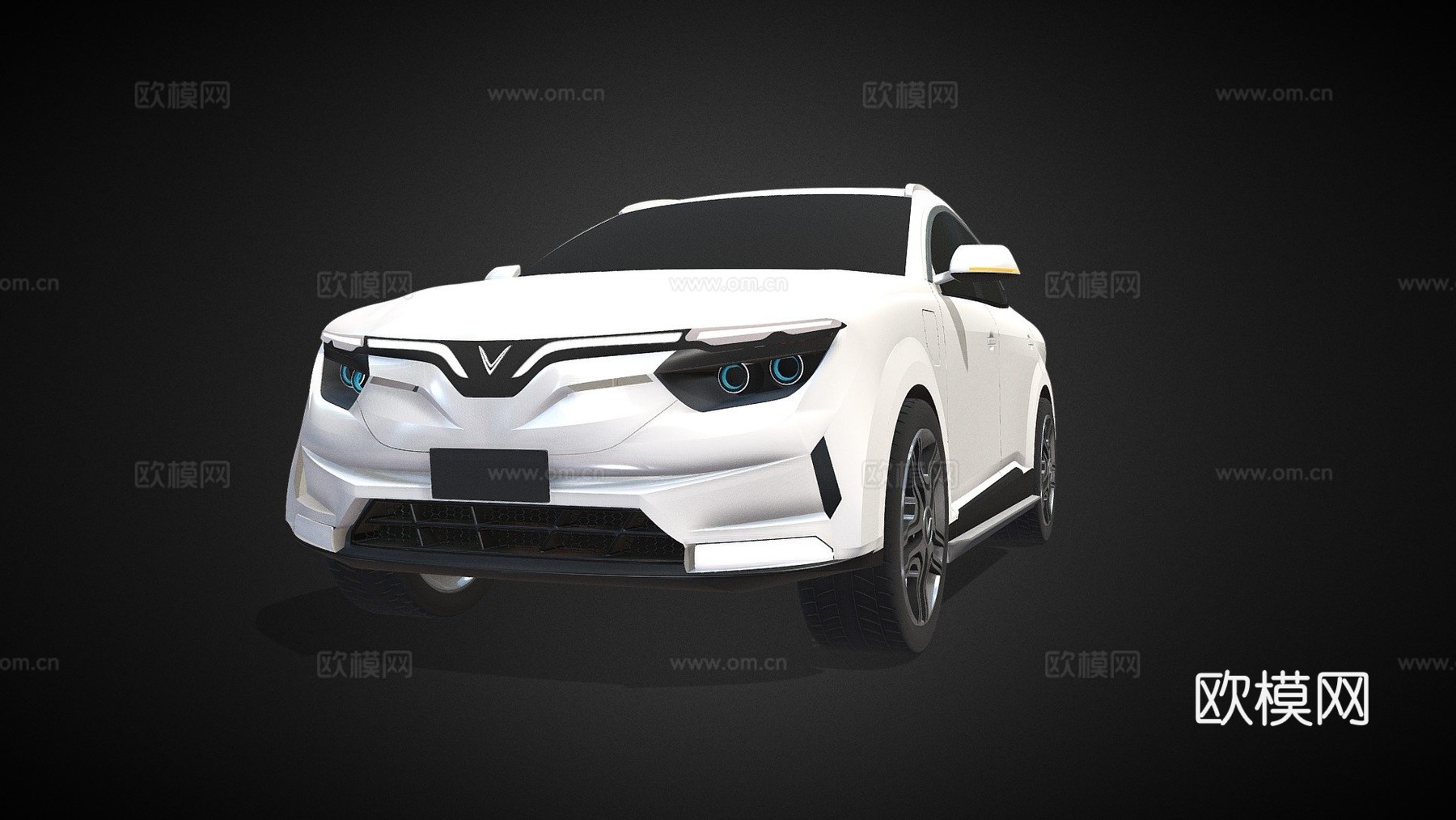 Vinfast VF8概念车3d模型下载（渲染图1）