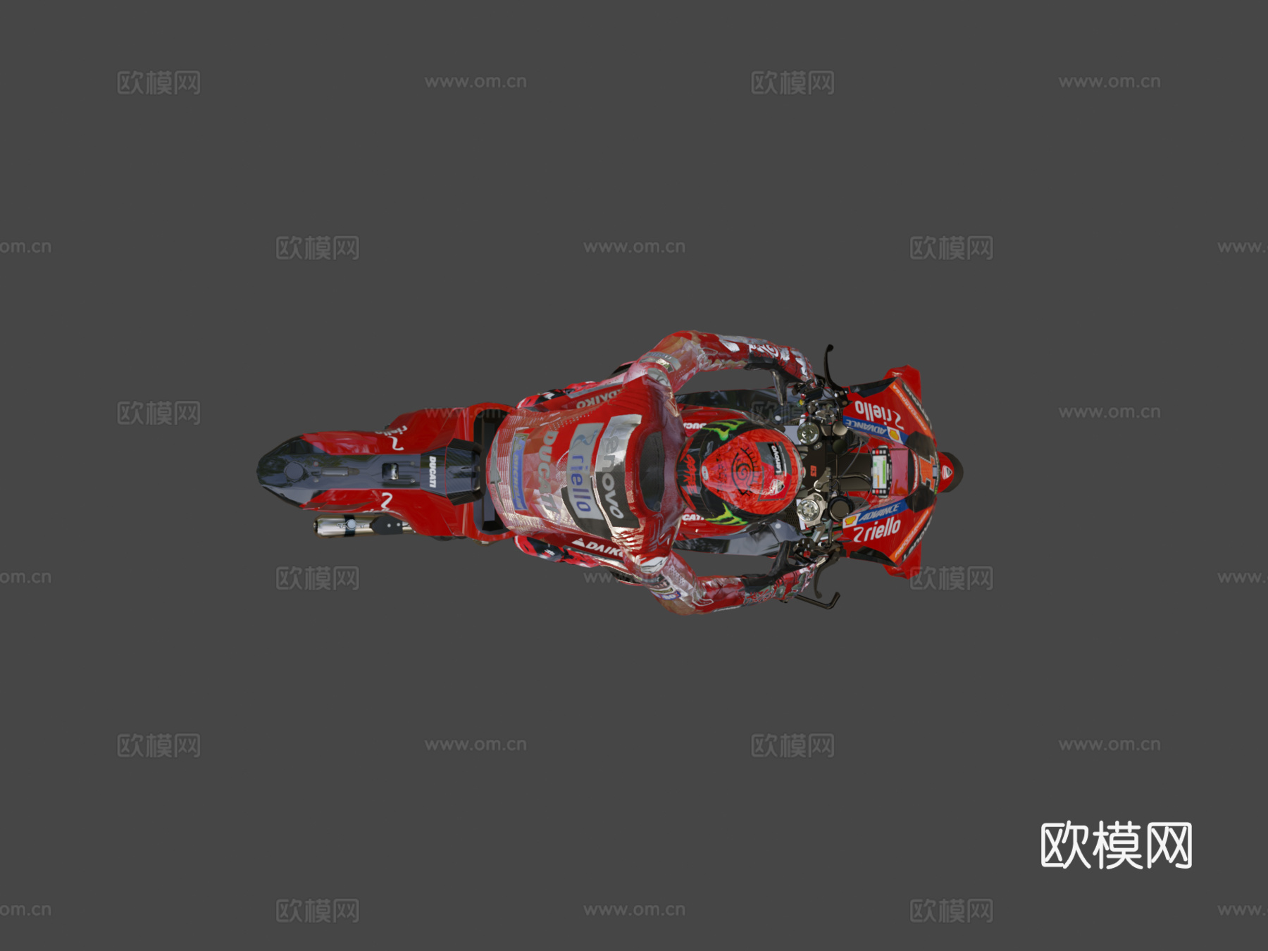 杜卡迪GP233d模型下载（渲染图5）