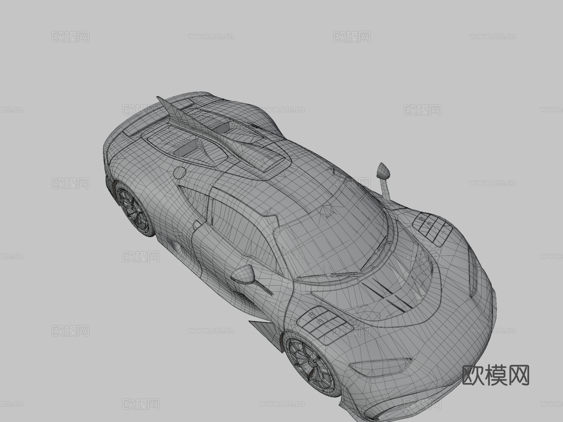 梅赛德斯-AMG项目一号3d模型下载（渲染图3）