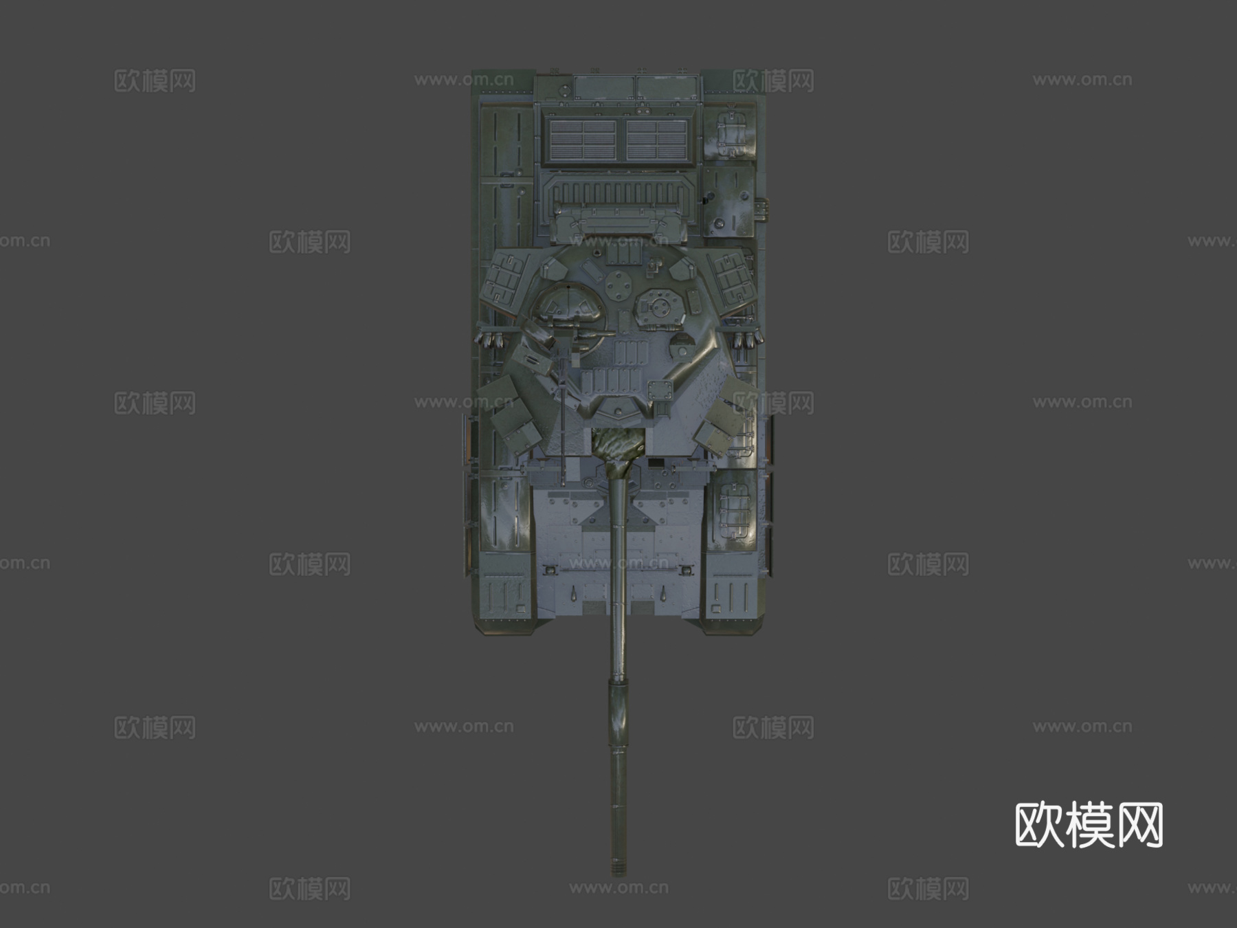 俄罗斯 T-90 主战坦克3d模型下载（渲染图8）