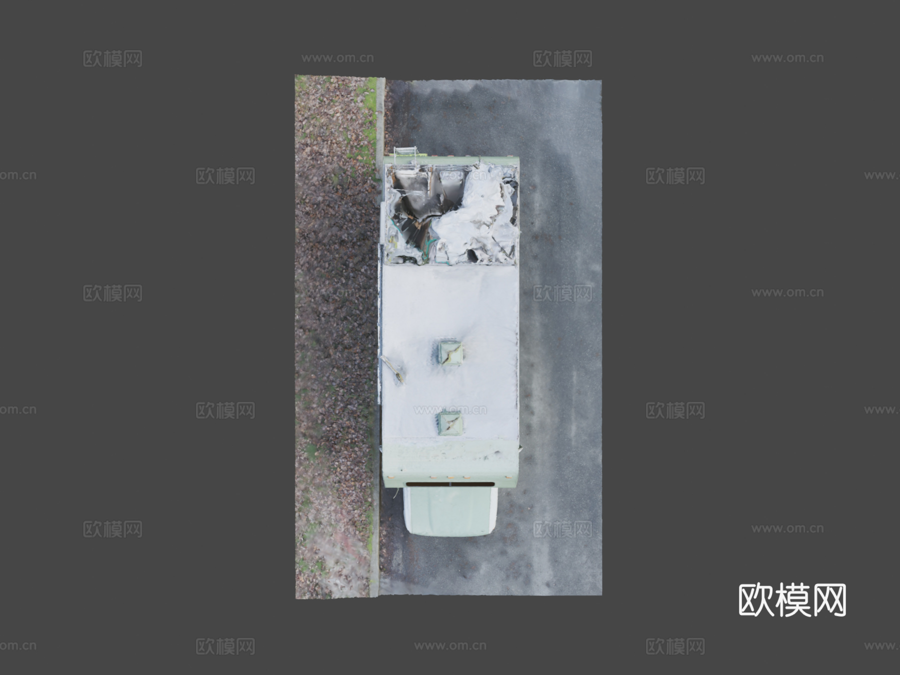 老旧丰田露营车-RV-[扫描]3d模型下载（渲染图7）