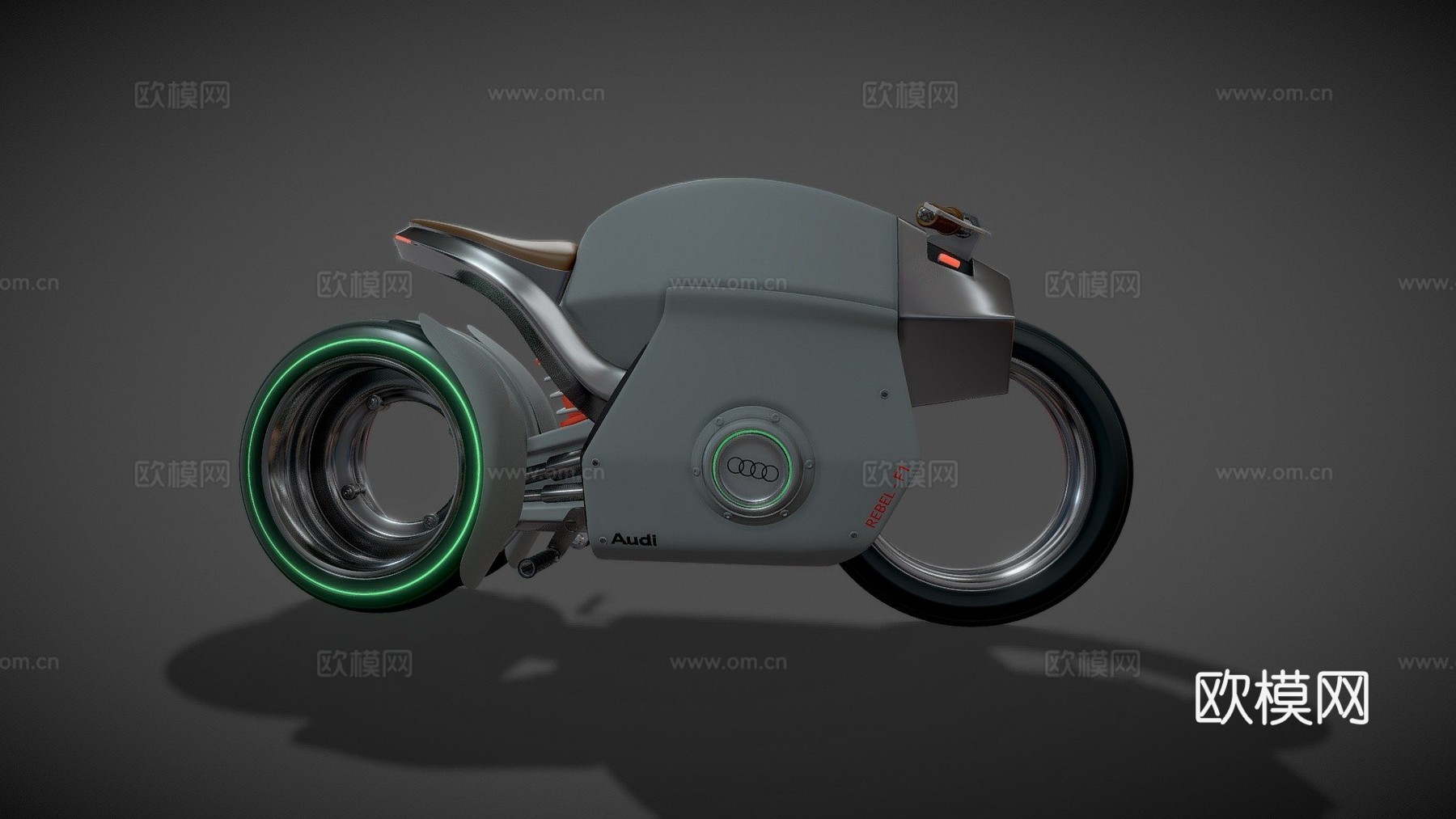 奥迪反叛者-一级方程式（高多边形）3d模型下载（渲染图1）