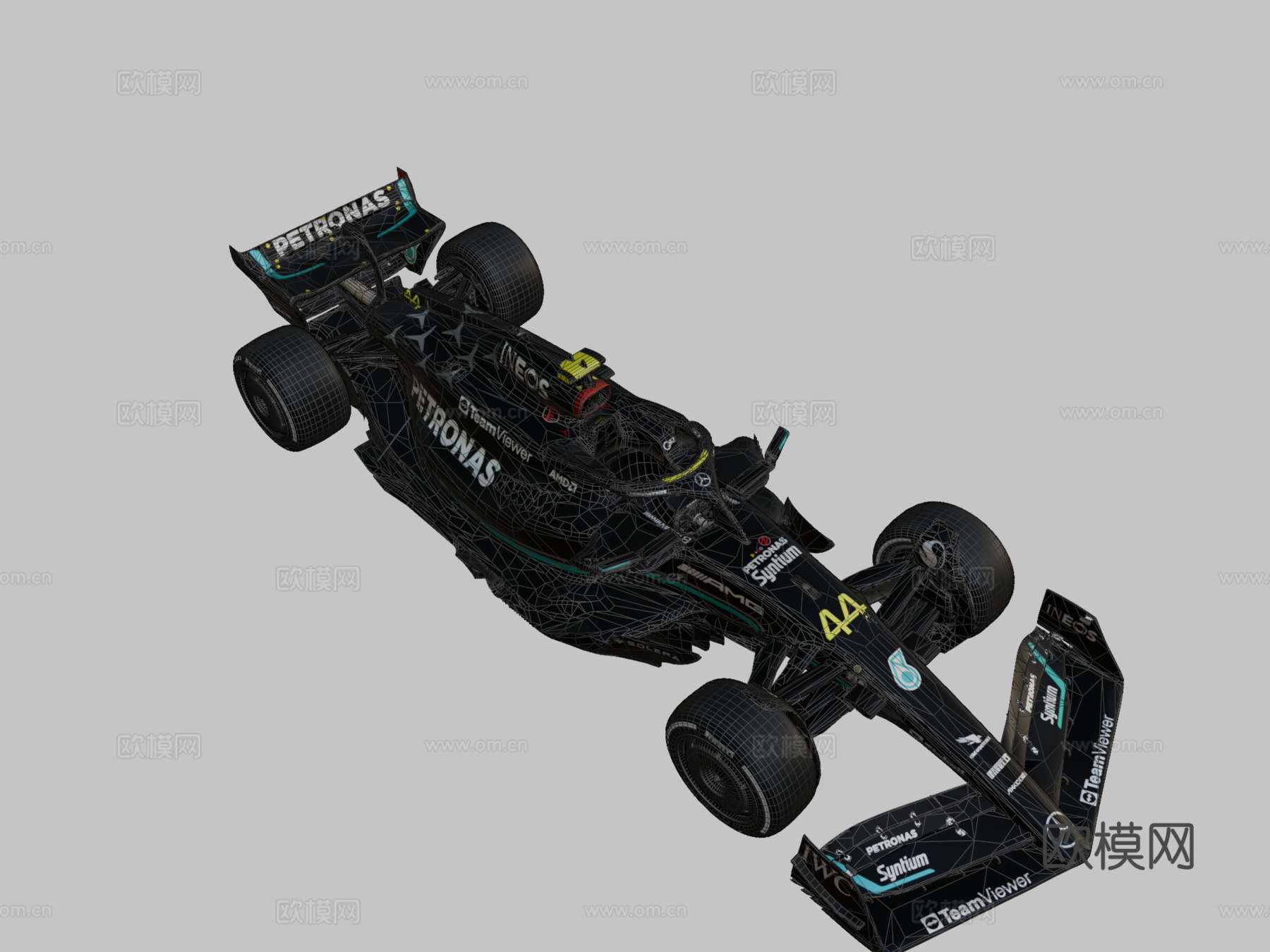 F1 2023 梅赛德斯 W143d模型下载（渲染图2）