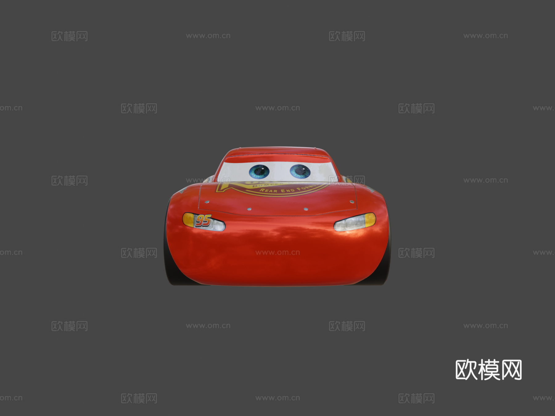 闪电麦昆3d模型下载（渲染图5）