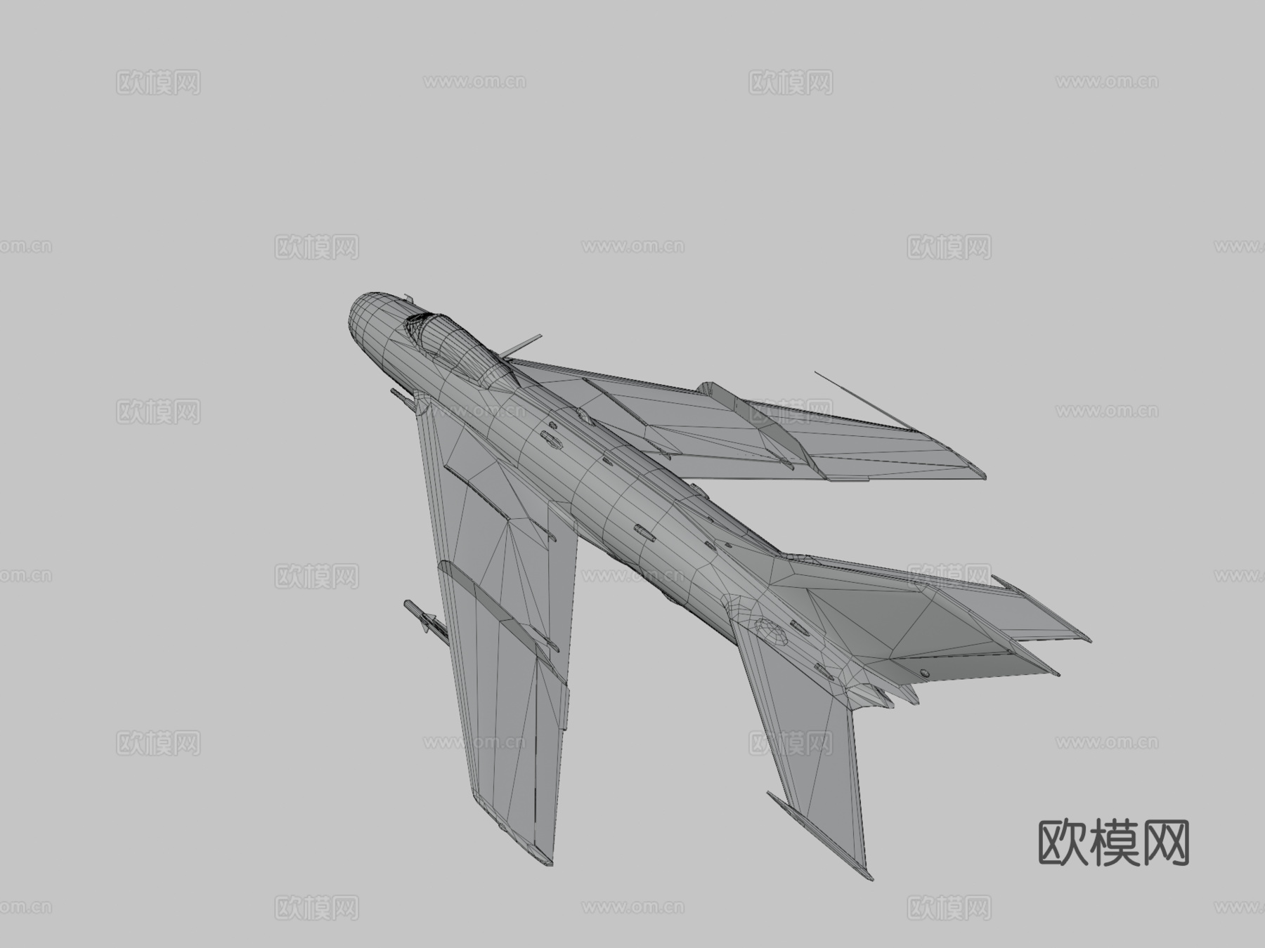 米高扬-古列维奇 MiG-193d模型下载（渲染图3）