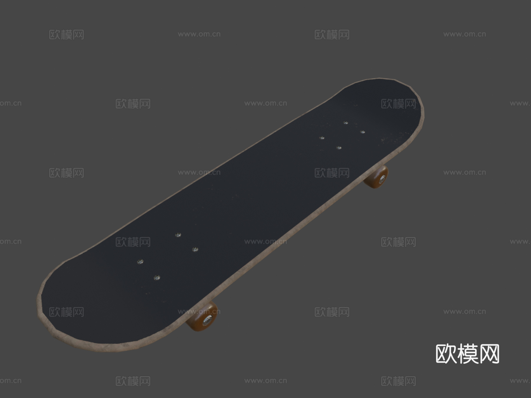 滑板3d模型