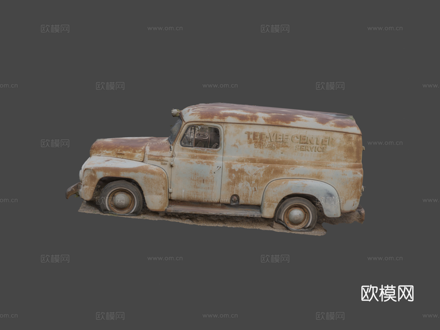 国际收割者货车（纳尔逊，内华达州）3d模型下载（渲染图7）