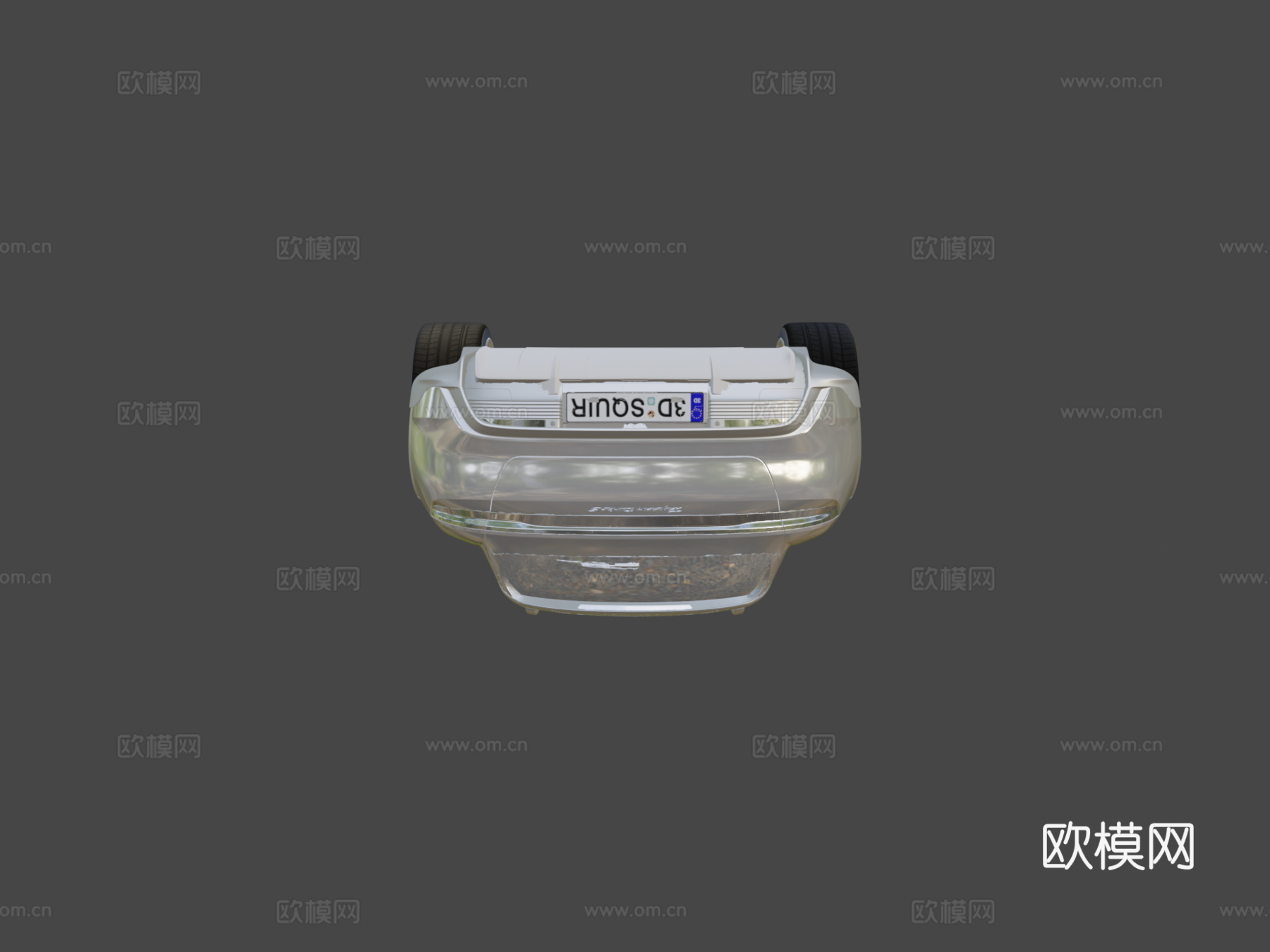 保时捷泰坎涡轮S跨界旅行车20213d模型下载（渲染图5）