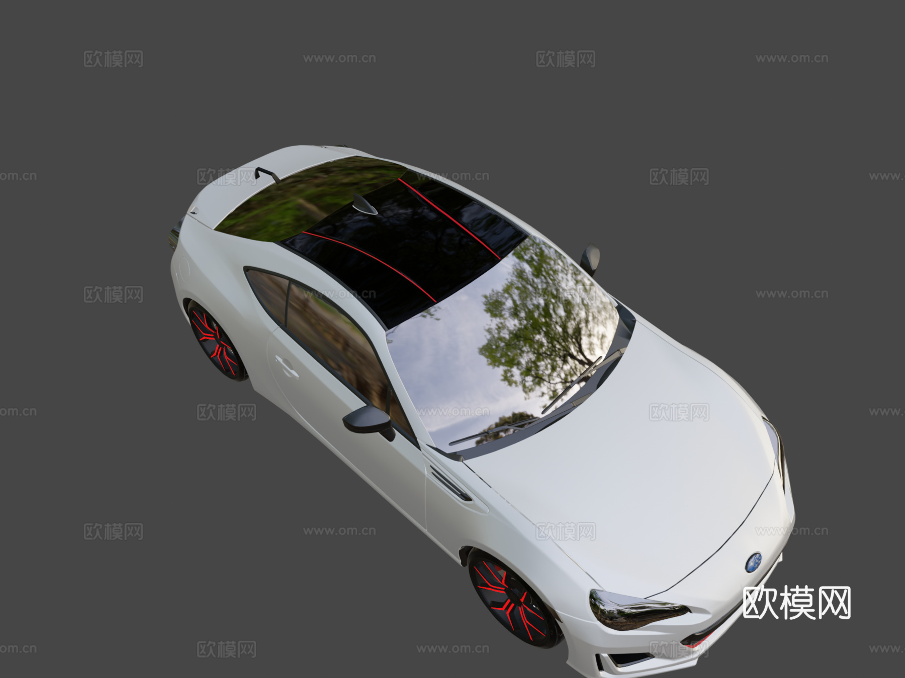 斯巴鲁BRZ3d模型下载（渲染图8）