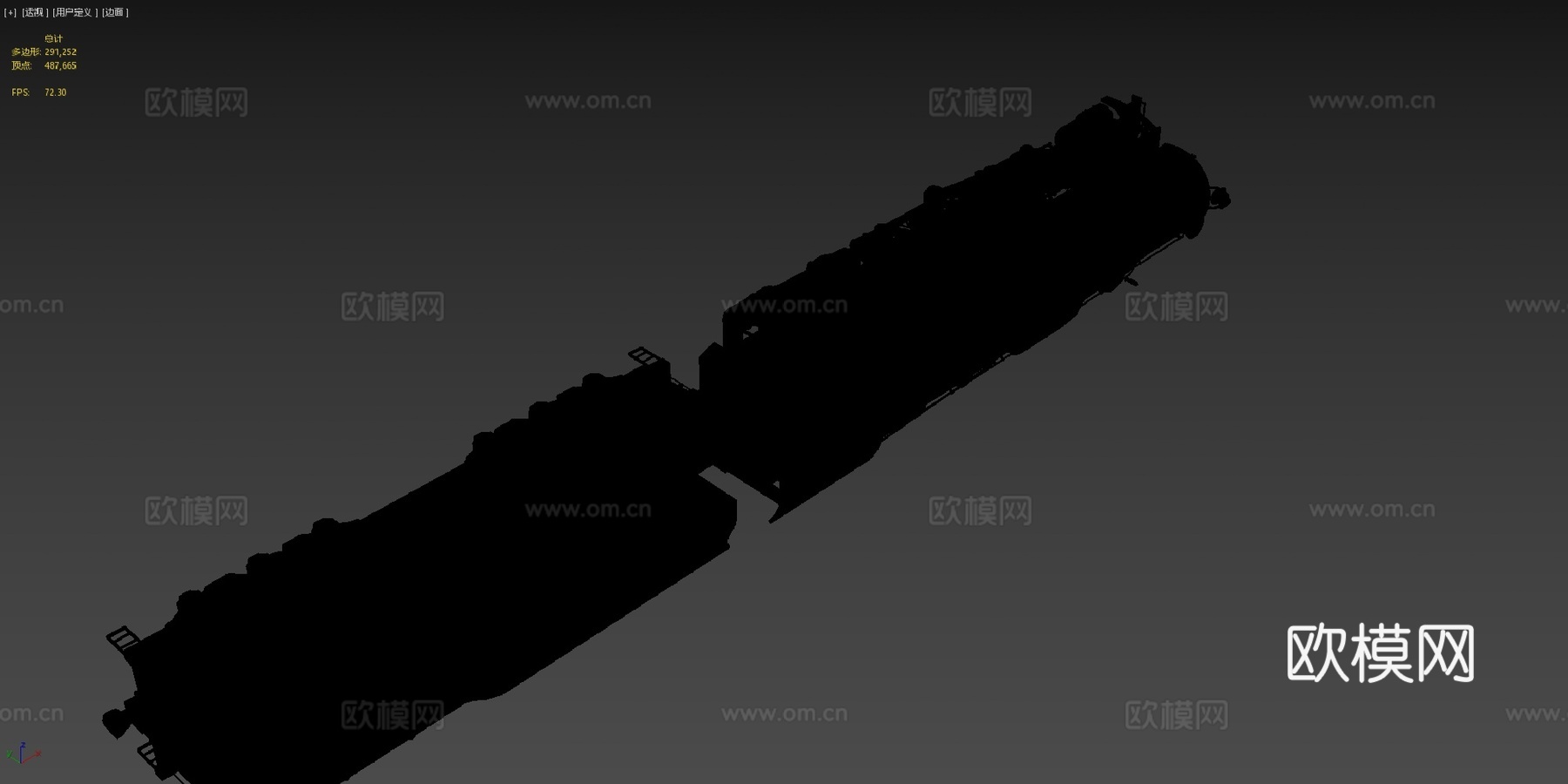 极地特快3d模型下载（渲染图4）
