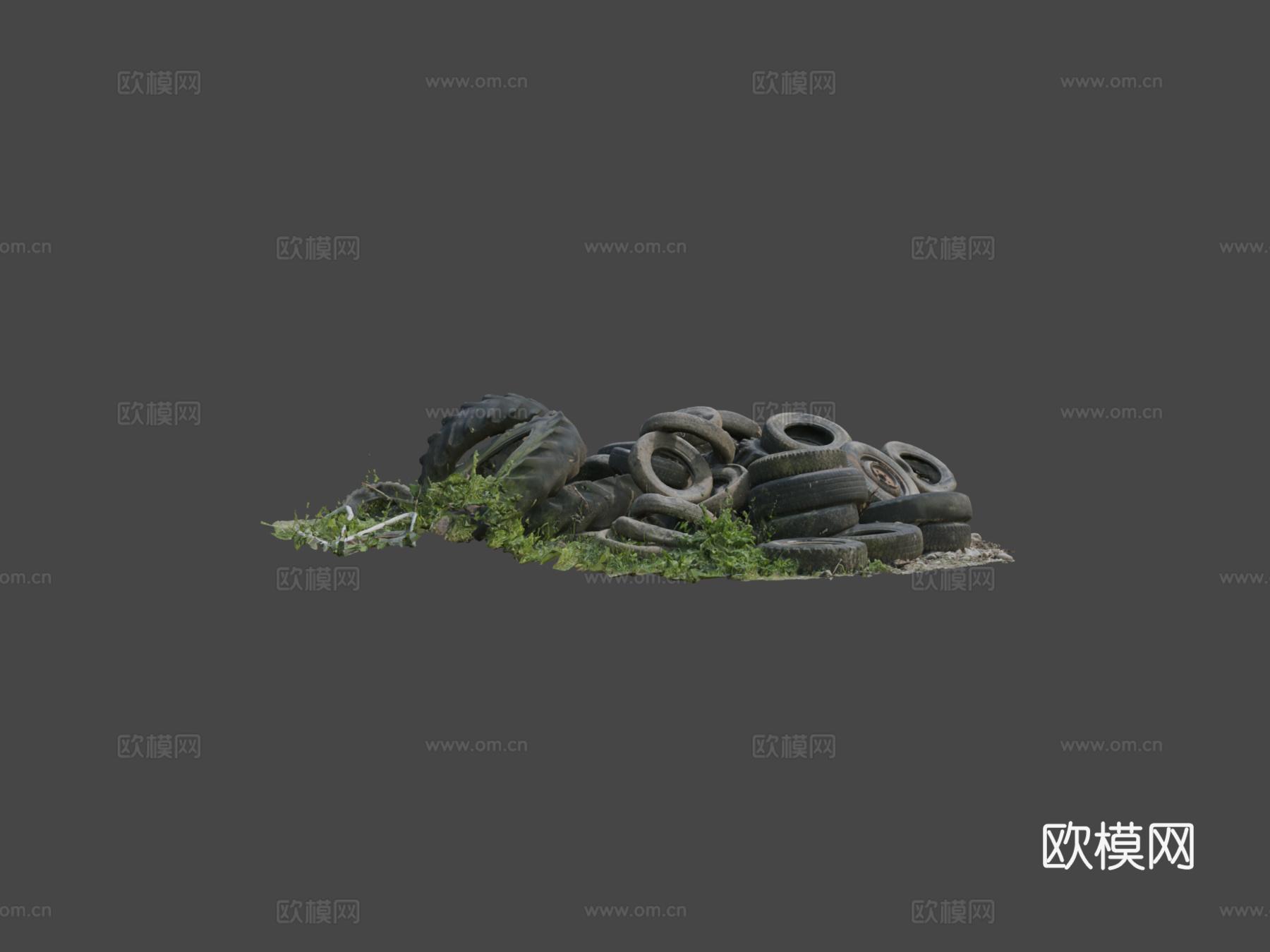 旧轮胎3d模型下载（渲染图6）