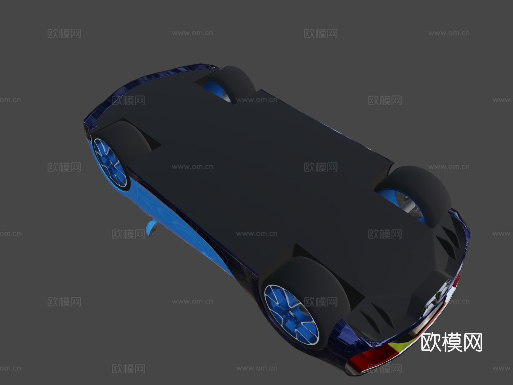 布加迪凯龙3d模型下载（渲染图8）