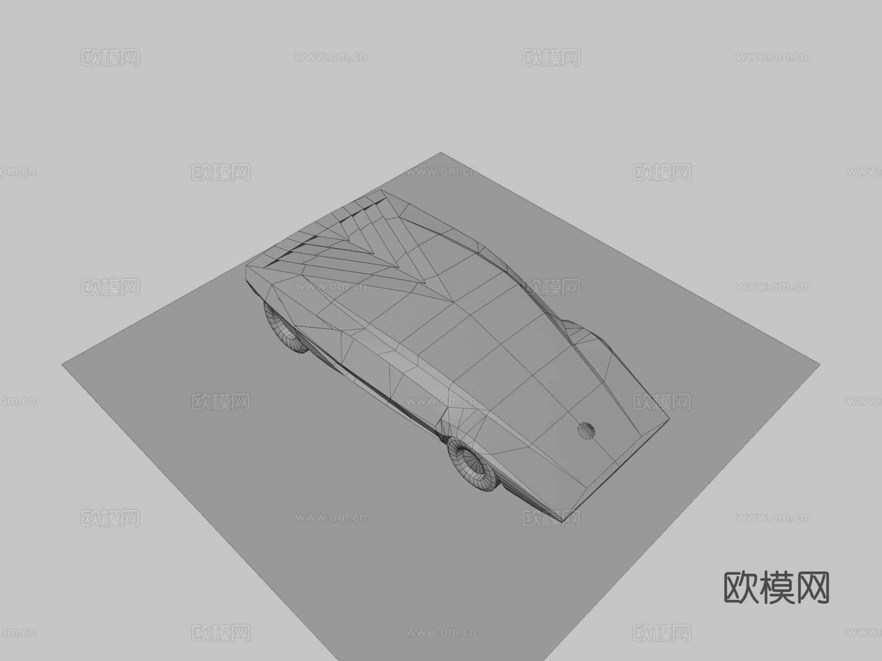 蓝旗亚斯特拉托斯零号1970（博通）3d模型下载（渲染图3）