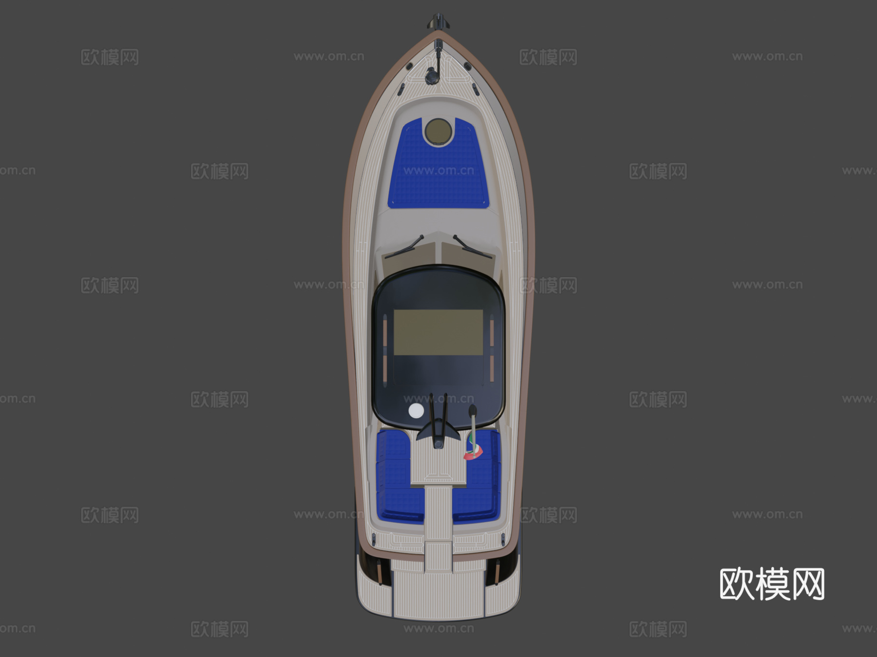 摩托游艇 353d模型下载（渲染图7）