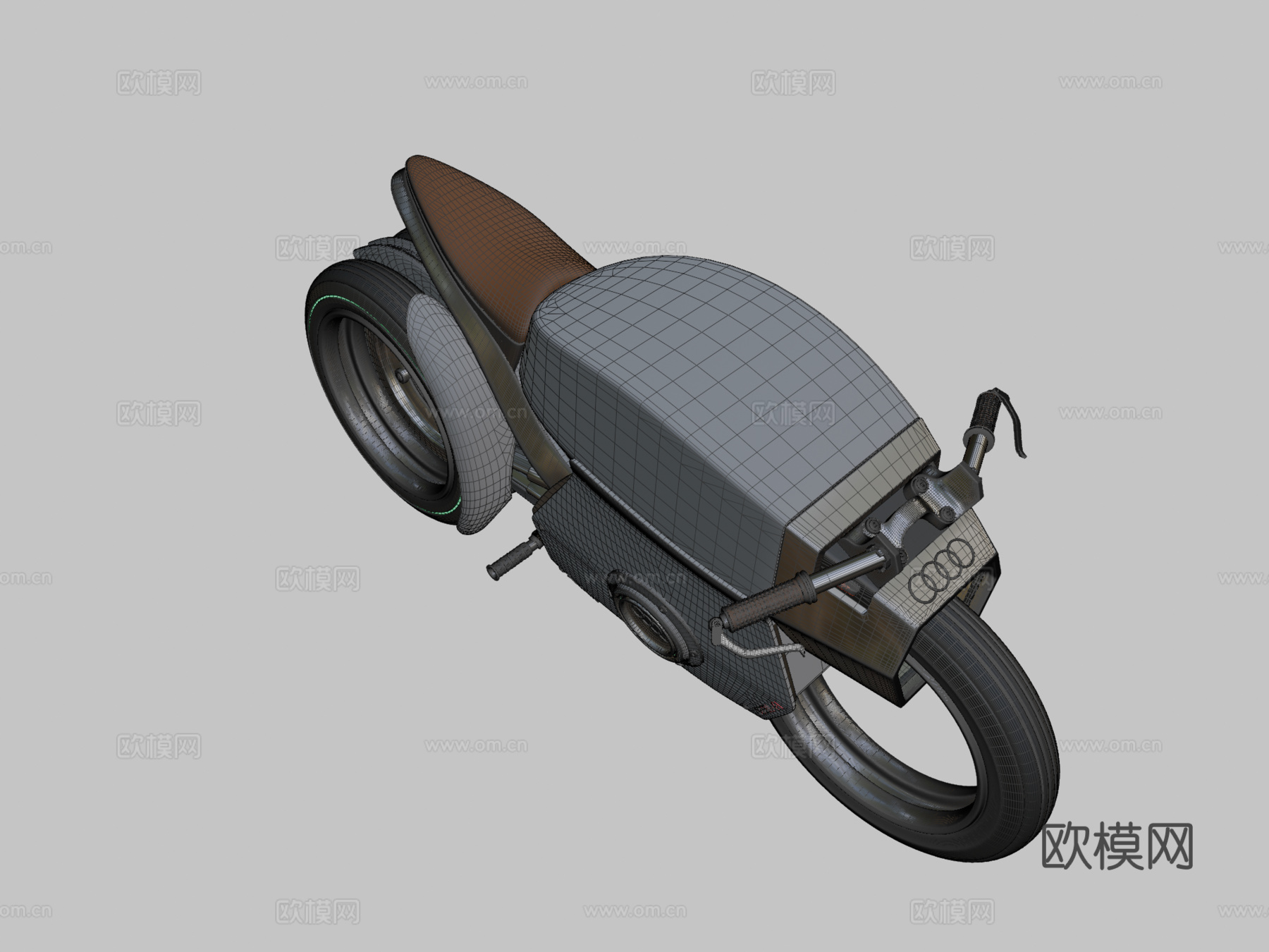 奥迪反叛者-一级方程式（高多边形）3d模型下载（渲染图2）